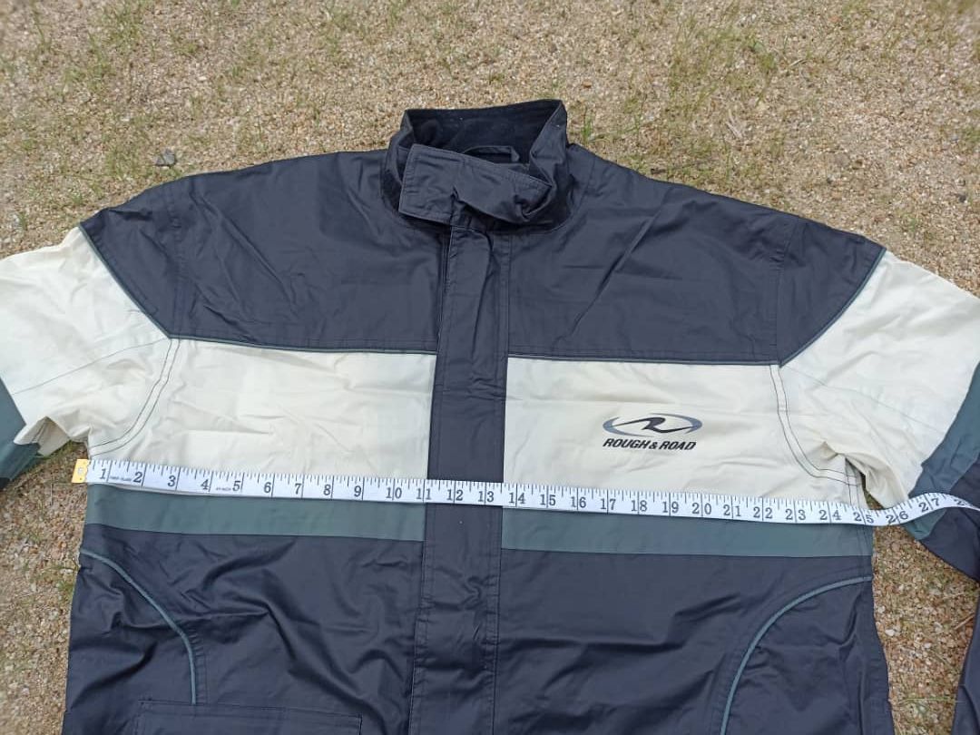 Japanese Brand ROUGH & ROAD Rain Jacket Size US XL / EU 56 / 4 - 14 Thumbnail