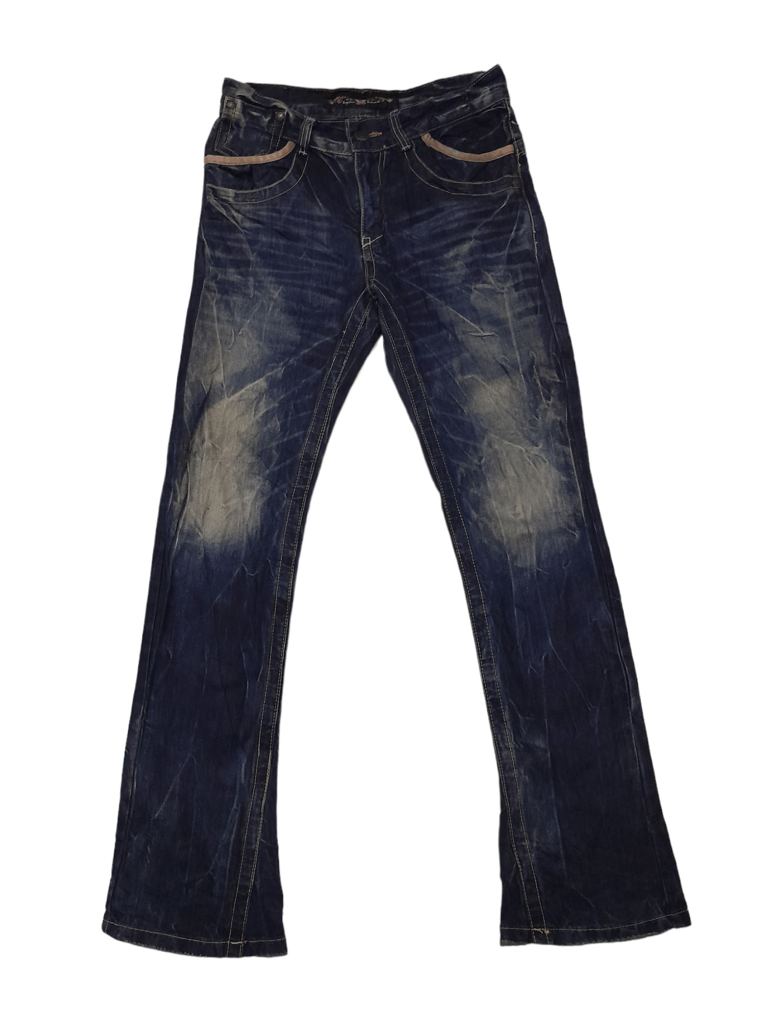 Japanese Brand Red Label Red Pepper Gold Edition Flare Denim (F273) W30 Size US 30 / EU 46 - 1 Thumbnail
