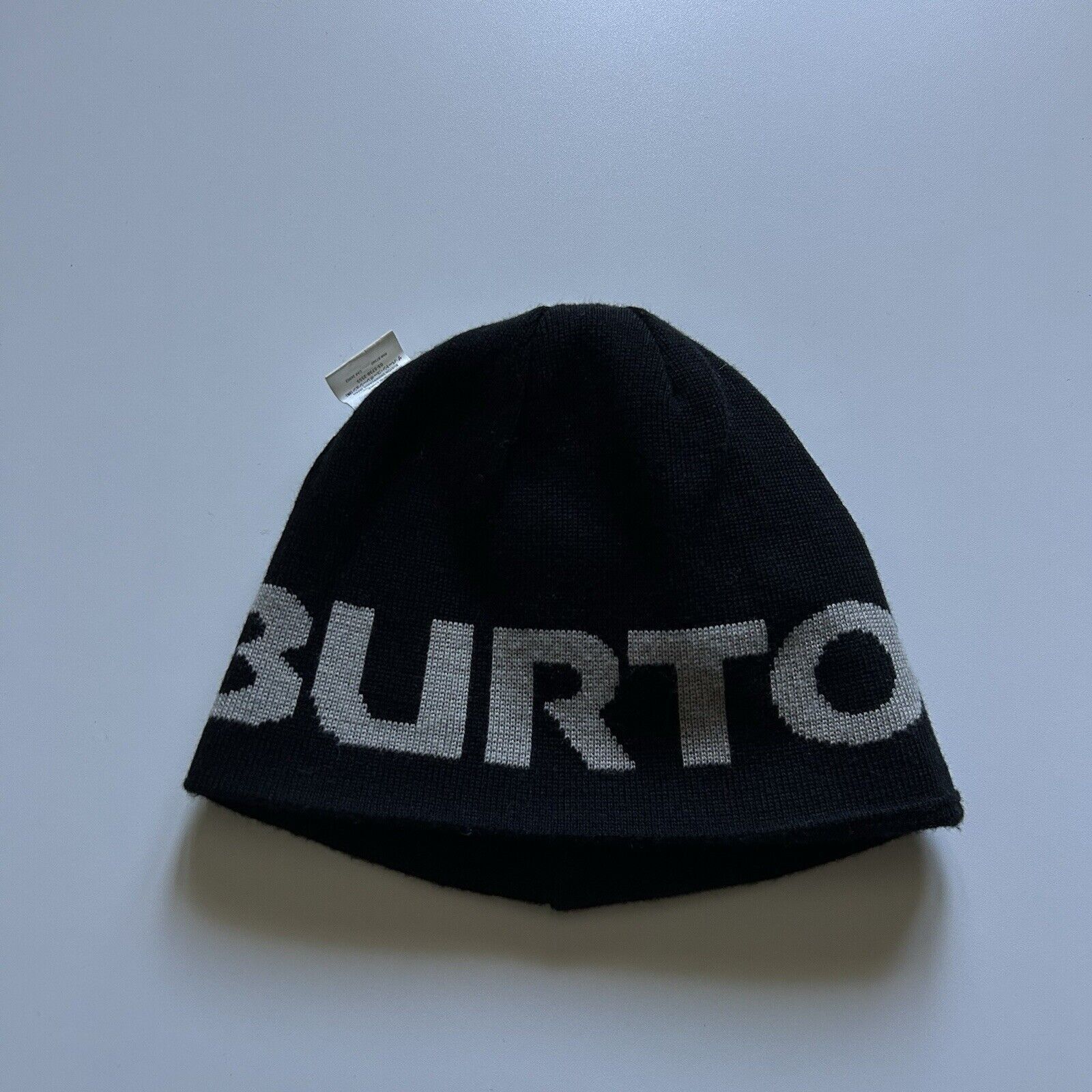 Burton Vintage Y2K Burton Snowboards Reversible Beanie Hat Black Size ONE SIZE - 4 Thumbnail