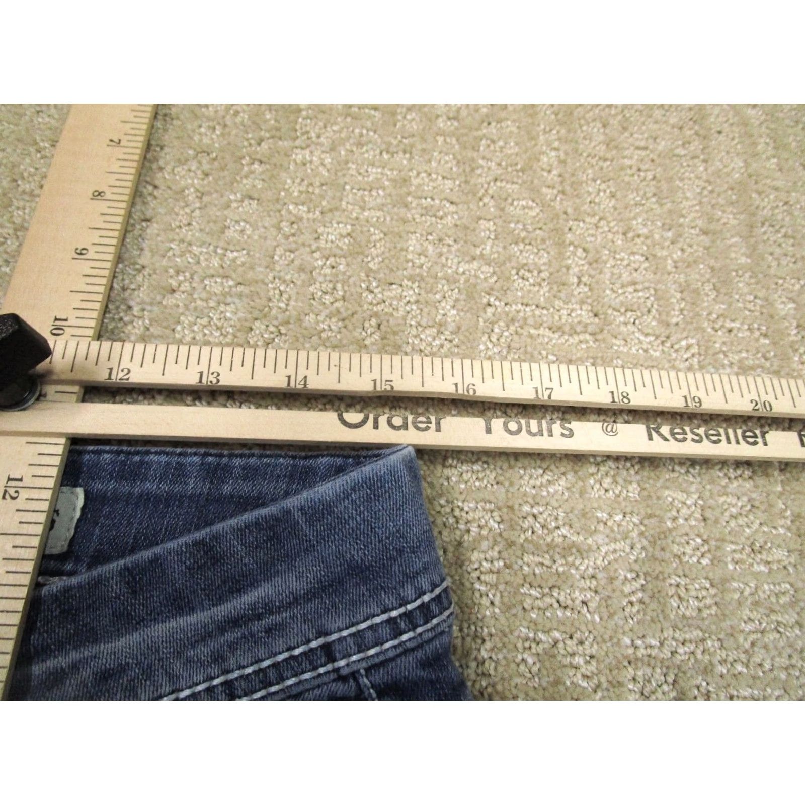 Vintage BKE Jeans Women 31 Low Rise Bootcut Petite Buckle Culture Denim Jeans Light Wash Blue 5-Pocket Logo 28in Inseam Regular Rise Womens Size 24" / US 00 / IT 34 - 5 Thumbnail