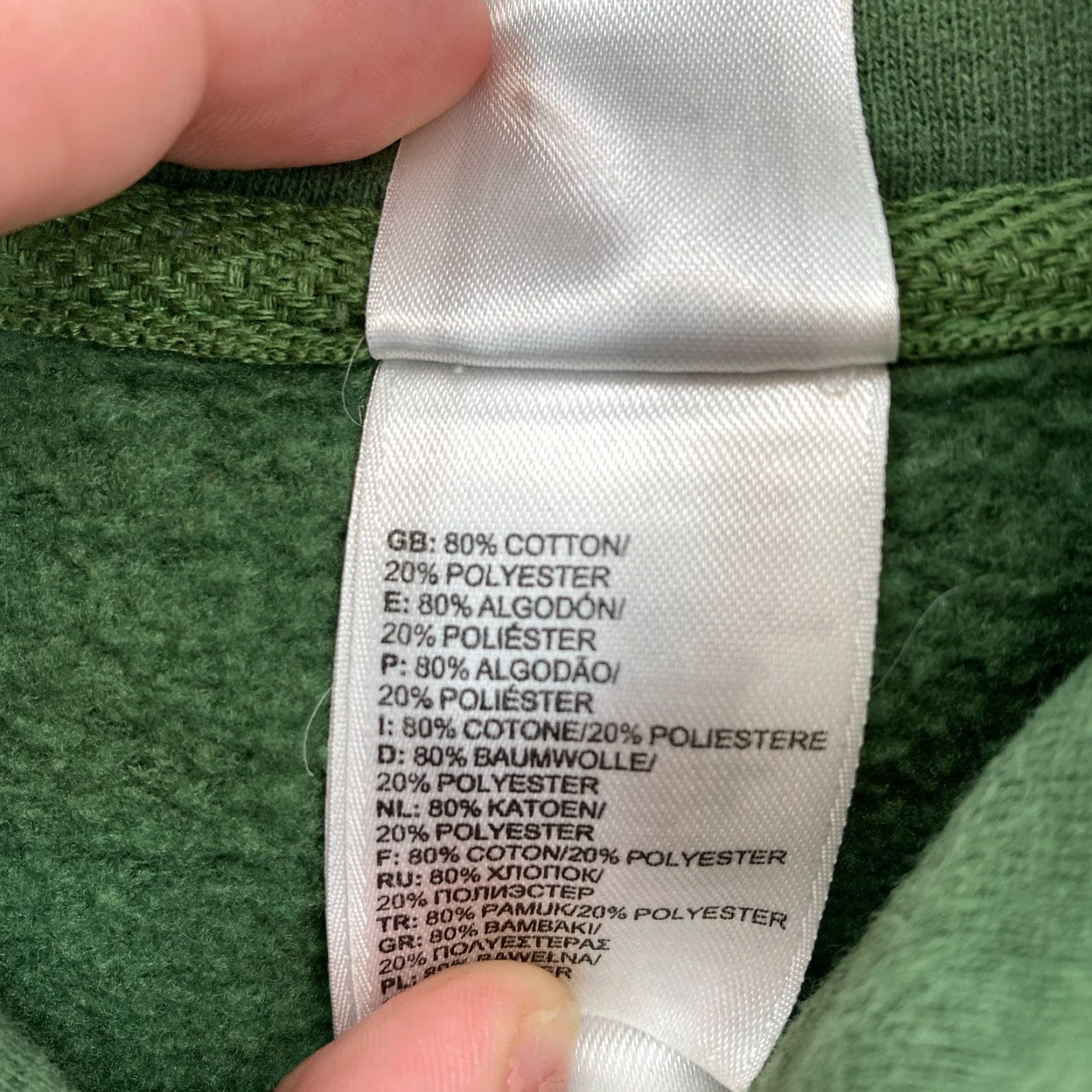 The North Face The North Face Hoodie Sweatshirt Mens L Green Logo Drawstring Pullover Hiking Size US L / EU 52-54 / 3 - 5 Thumbnail