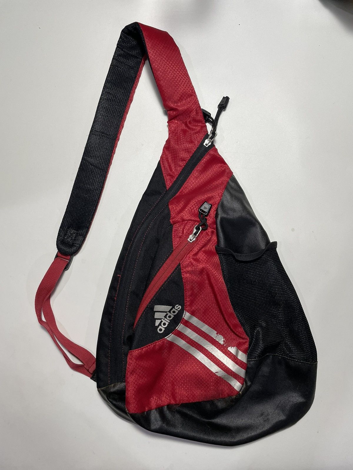 Adidas × Vintage Vintage Adidas Crossbody sling bag avant garde gorpcore lap Size ONE SIZE - 1 Thumbnail