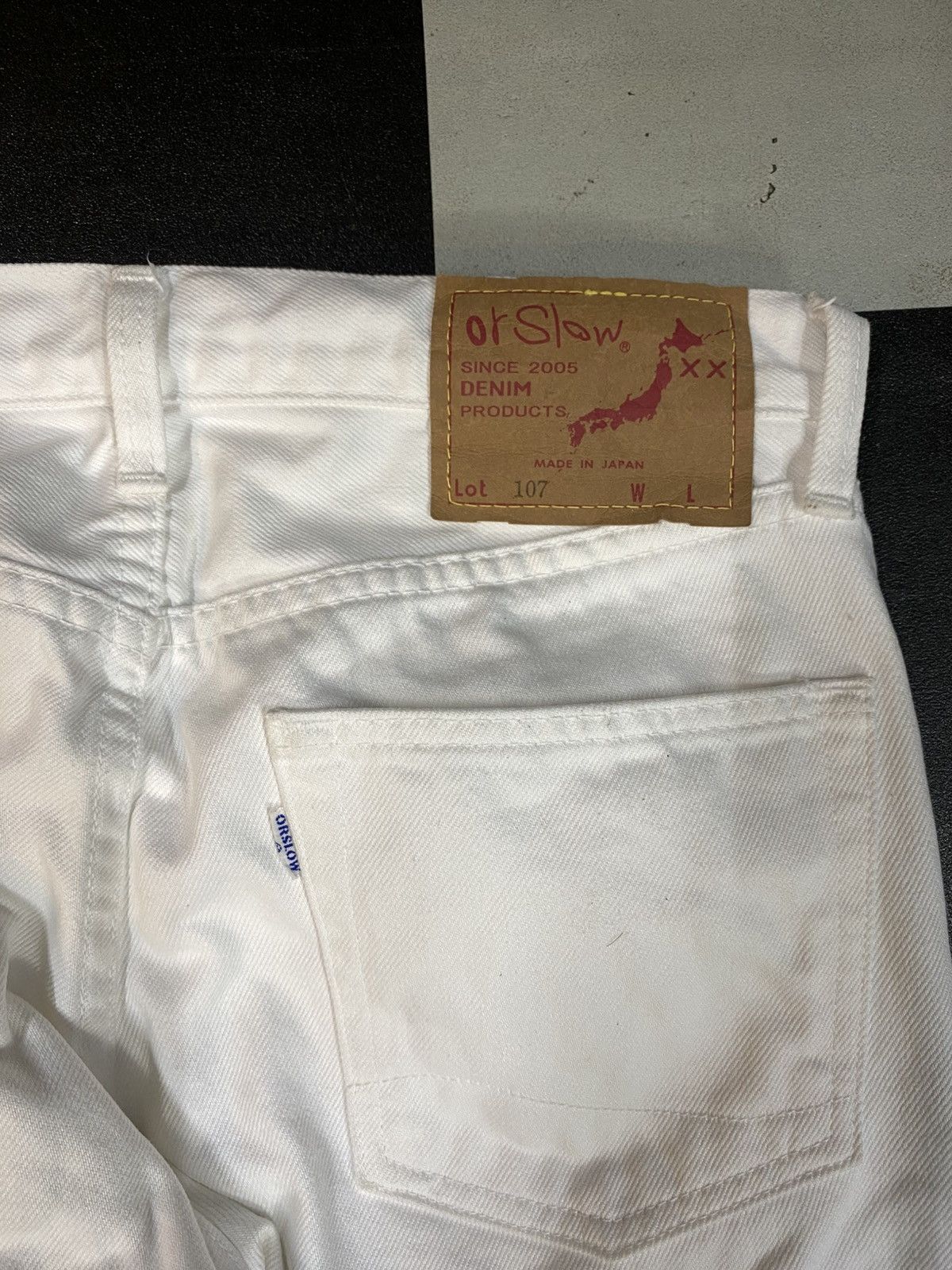 Orslow Orslow 107 Ivy Fit White Denim Jeans Size US 28 / EU 44 - 5 Thumbnail