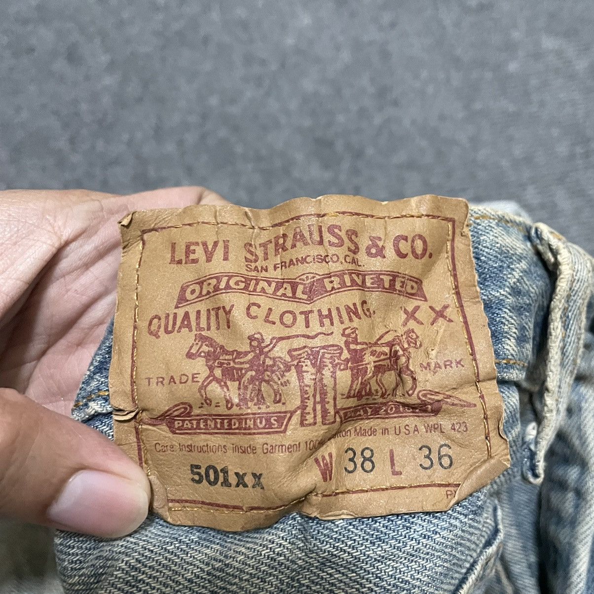 Levi's Vintage Clothing × Vintage 1980s Levis 501xx Old Denim Jeans Made in USA Size US 35 - 6 Thumbnail