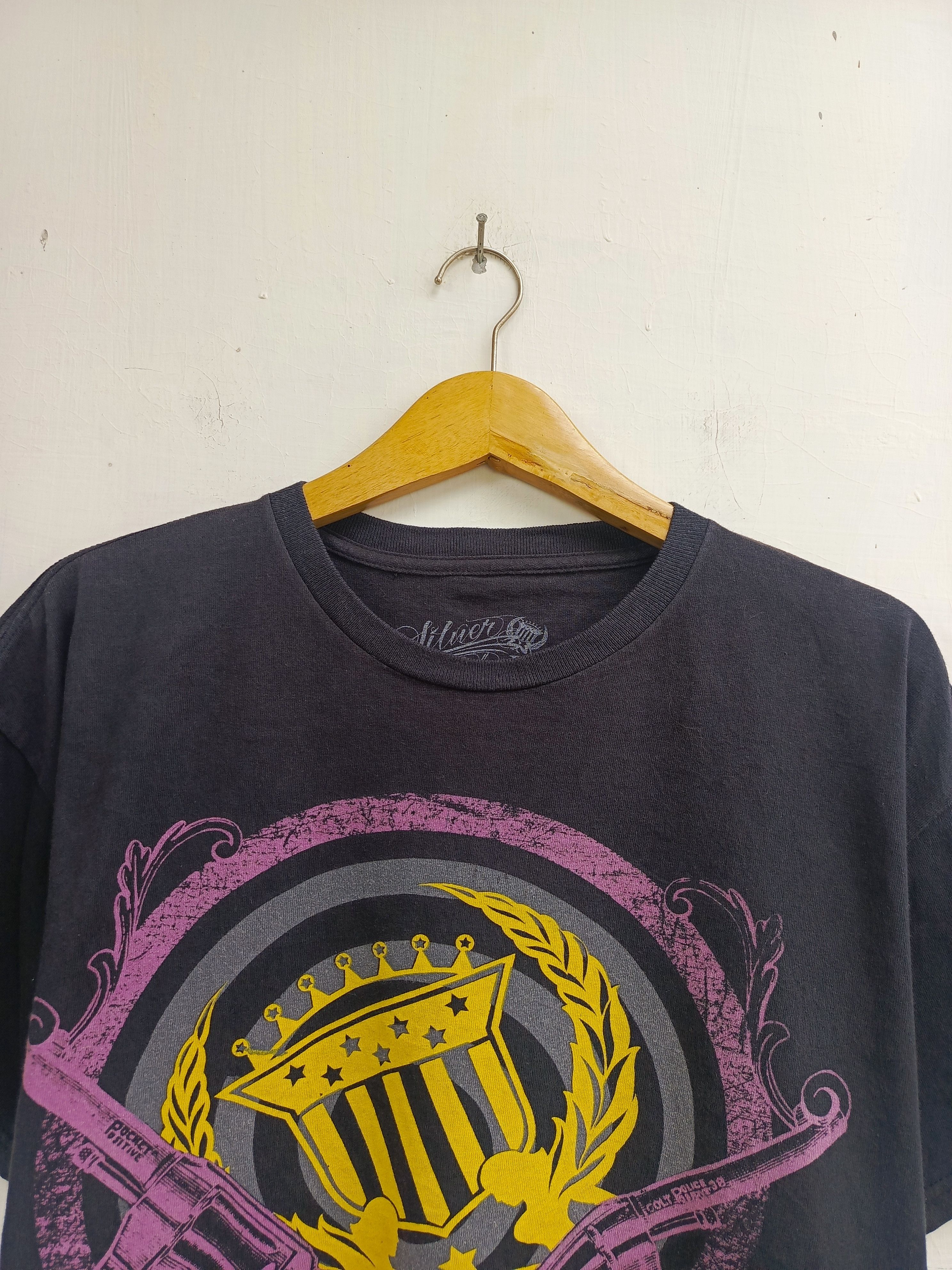 Other Silver Star Graphic T-Shirt – Vintage Streetwear Design Size US L / EU 52-54 / 3 - 2 Thumbnail