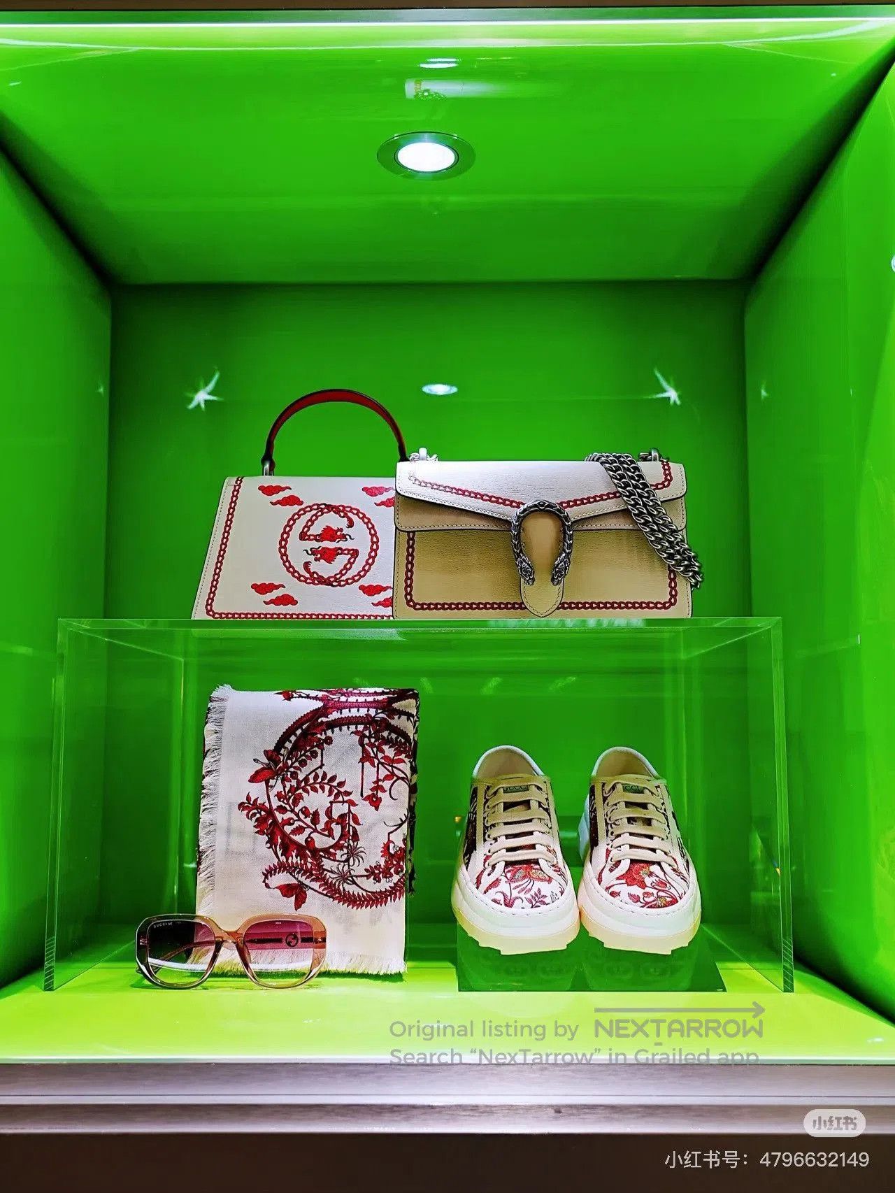Gucci Gucci Platform Canvas Embroidered Sneakers. Size US 5 / IT 35 - 8 Thumbnail