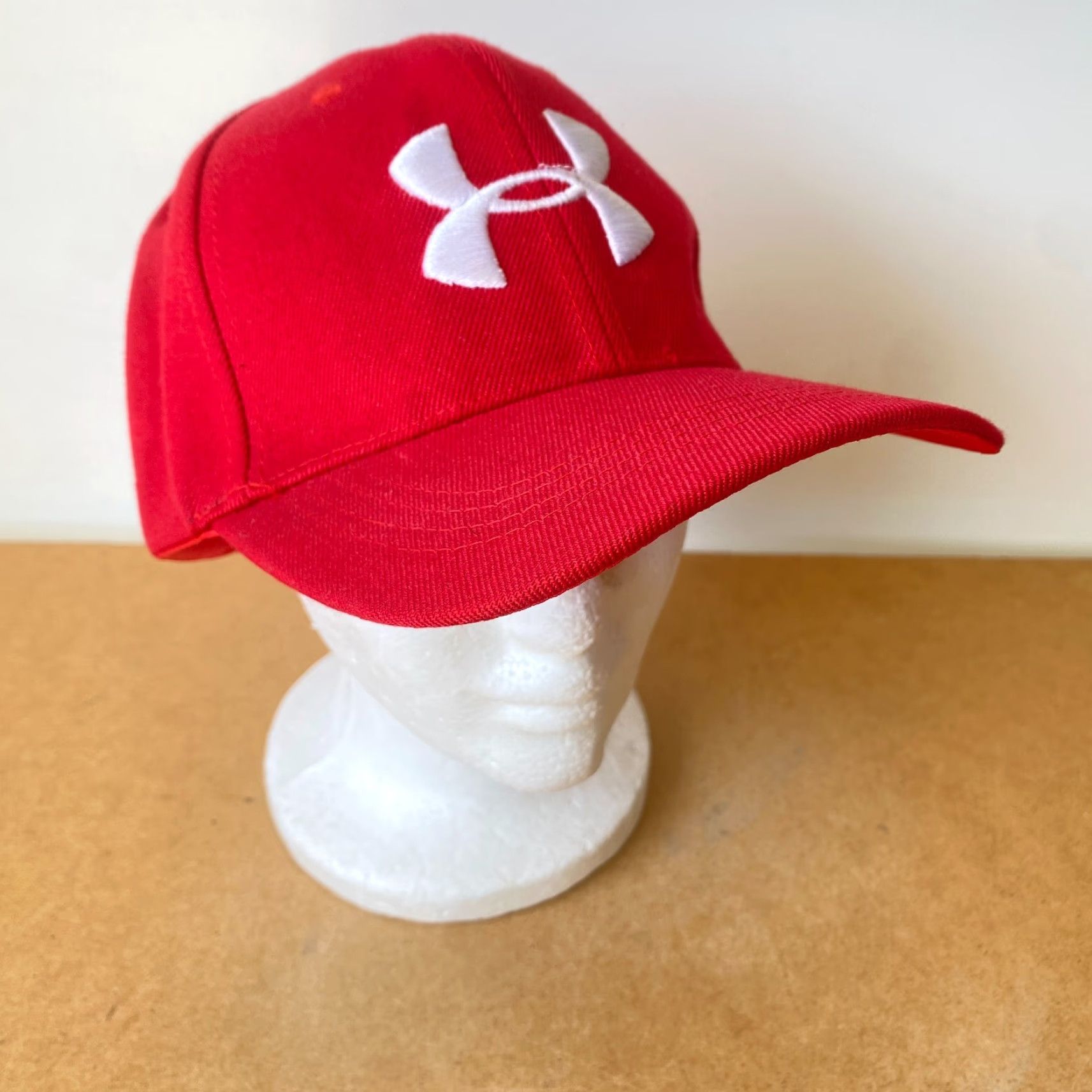 Under Armour VINTAGE Under Armour Strapback Dad Hat Red Embroidered FAST SHIPPING Size ONE SIZE - 2 Thumbnail