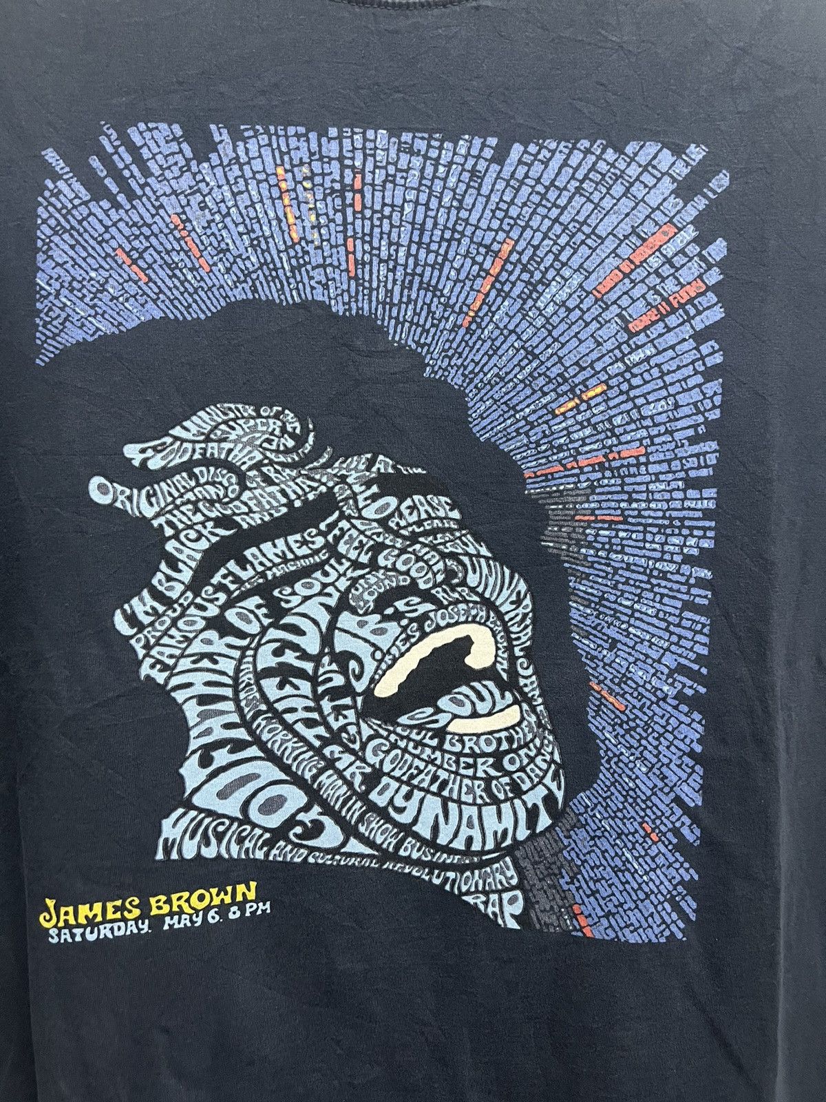 Band Tees James Brown Blues Jazz Band Tee Size US L / EU 52-54 / 3 - 2 Thumbnail