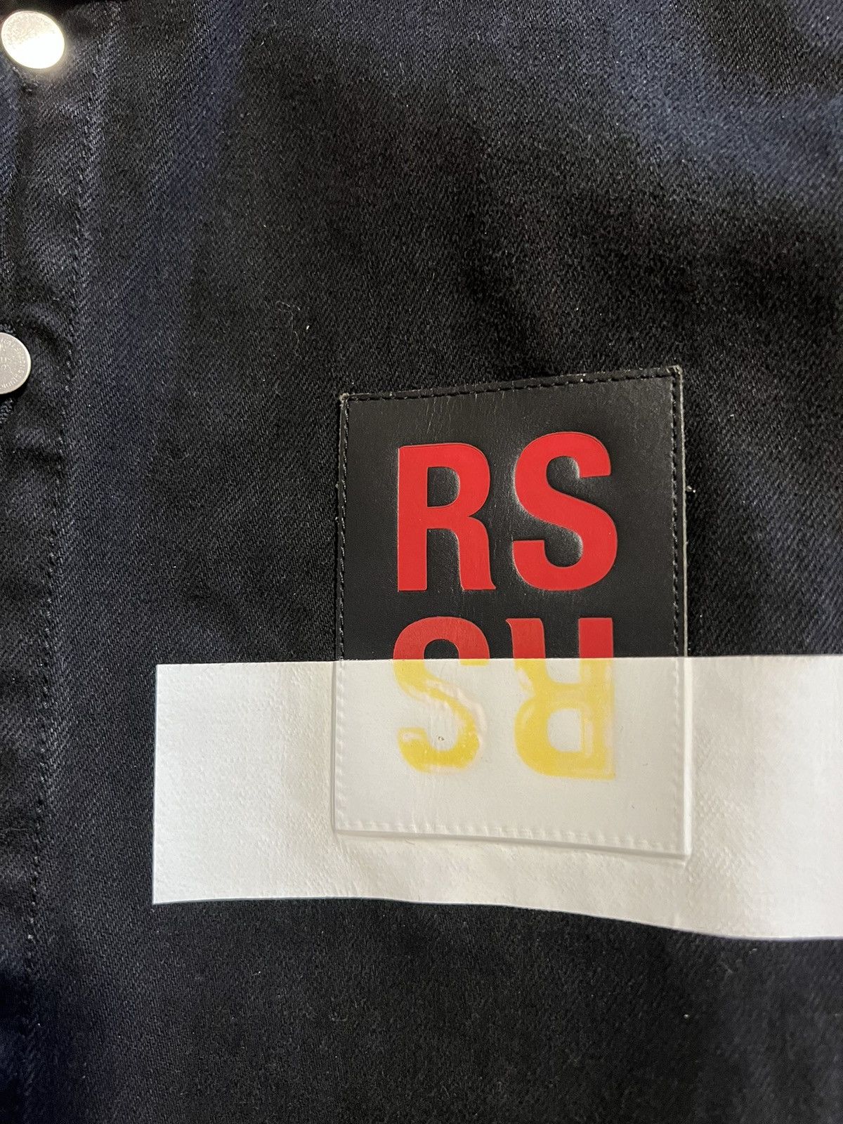 Raf Simons Raf Simons SS17 Tape Patch Denim Overshirt Size US S / EU 44-46 / 1 - 10 Thumbnail