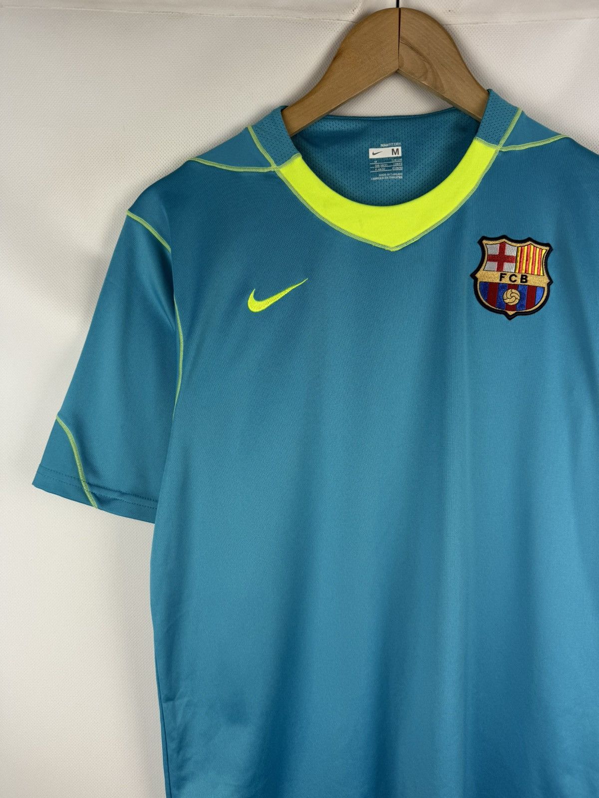 Nike Nike FC Barcelona 2007-08 Training Soccer Jersey Shirt Size US M / EU 48-50 / 2 - 4 Thumbnail
