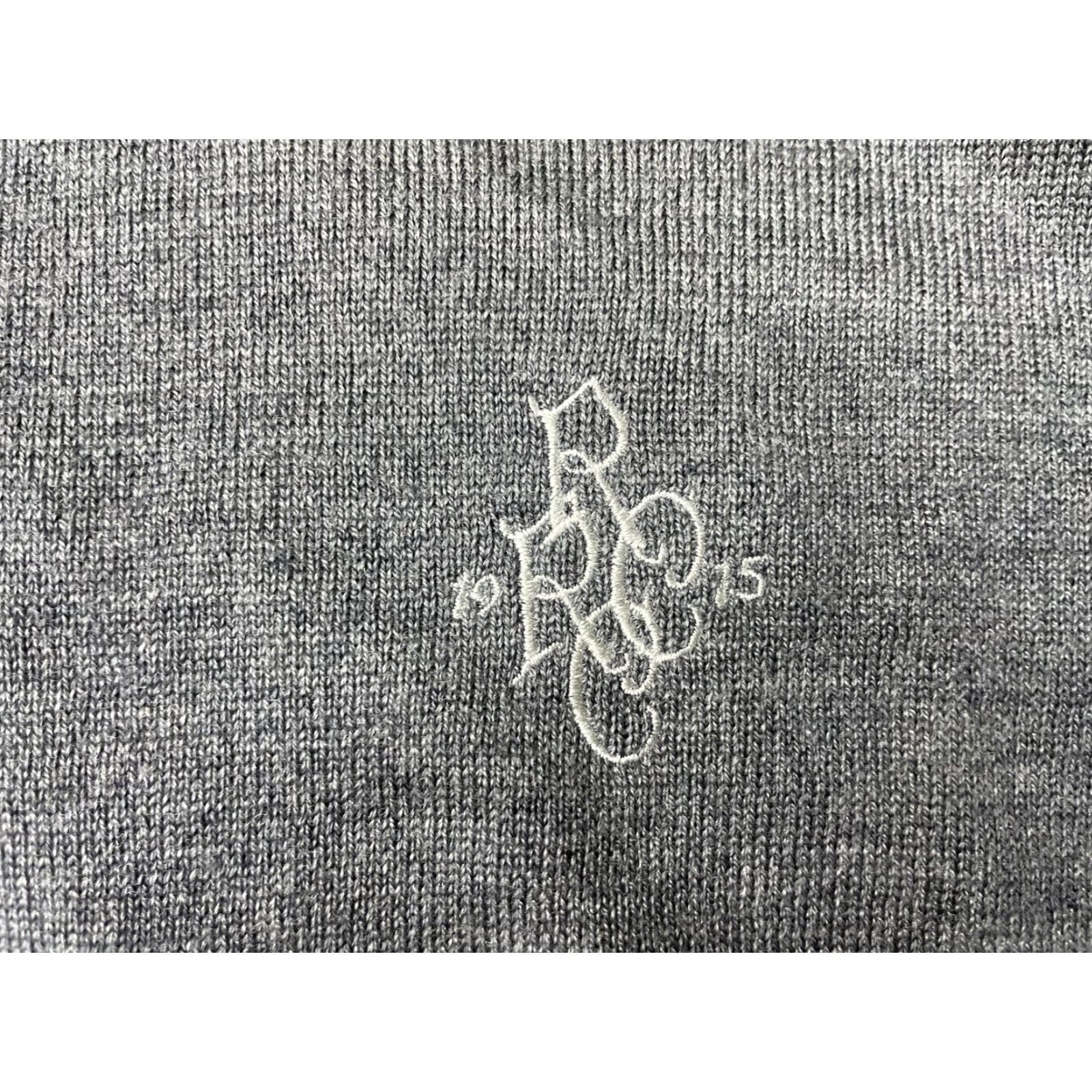 Peter Millar Peter Millar Sweater 1/4 Zip Gray Merino Wool Lyocell 2XL Regular Men Size US XXL / EU 58 / 5 - 3 Thumbnail
