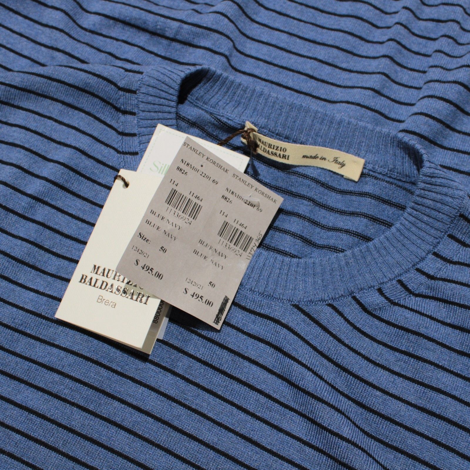 Maurizio Baldassari Maurizio Baldassari Sweater Size US M in Blue Size US M / EU 48-50 / 2 - 1 Thumbnail