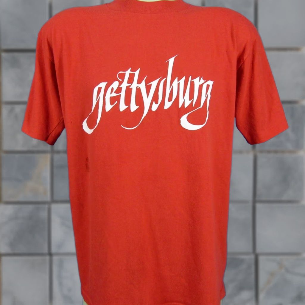 Vintage VINTAGE GETTYSBURG PENNSYLVANIA T-Shirt L MEN Red 80s 90s Civil War concert style print Size US L / EU 52-54 / 3 - 1 Thumbnail
