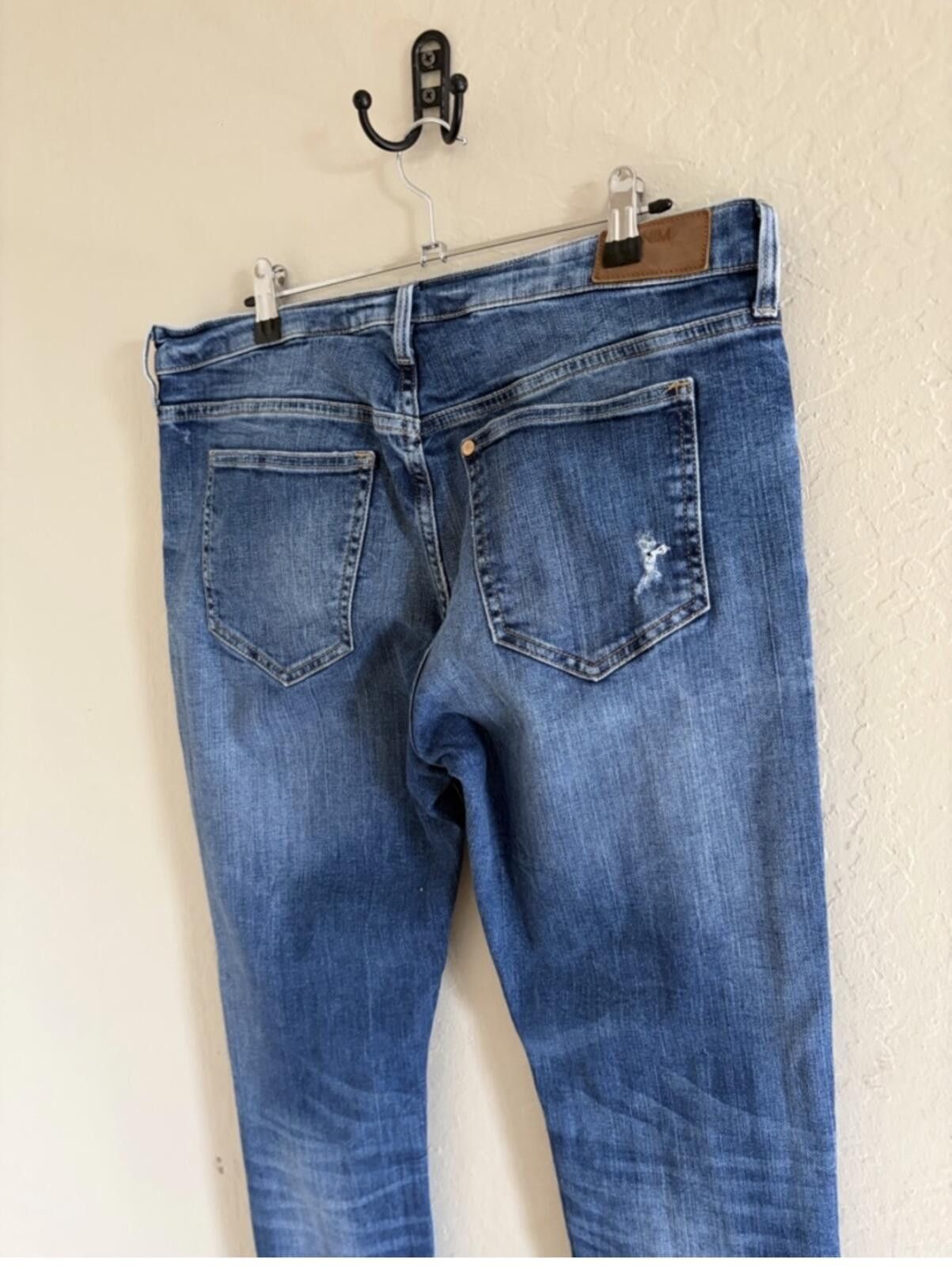 H&M H&M Light Blue Boyfriend Denim Jeans - Tapered Leg Size 29" - 6 Thumbnail