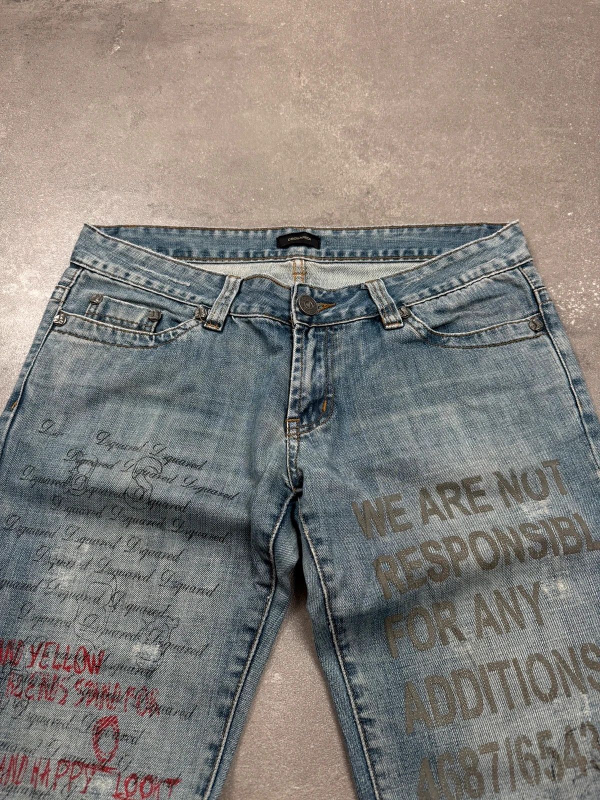 Dsquared2 Dsquared jean archive bootcut distressed punk 2000s Size US 34 / EU 50 - 4 Thumbnail
