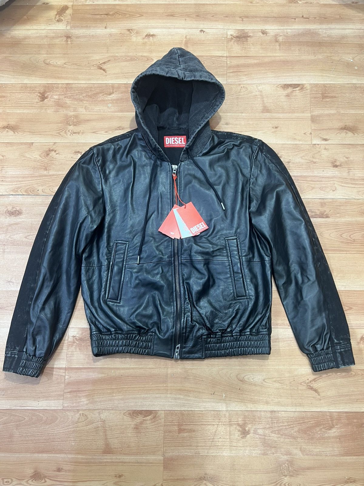 Diesel Diesel L-OCHS leather jacket Size US M / EU 48-50 / 2 - 6 Thumbnail