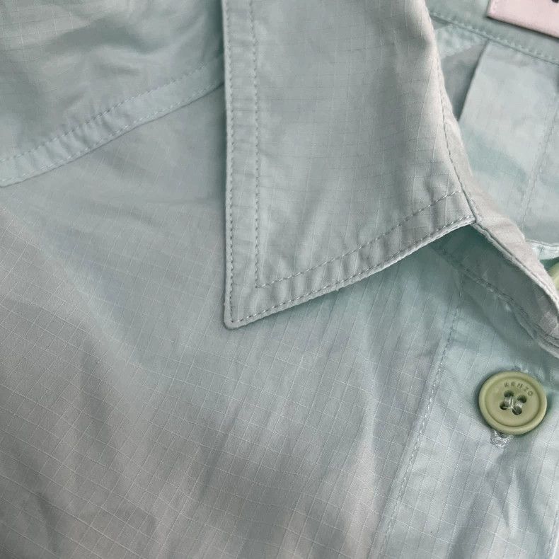 Kenzo KENZO Solid cotton shirt Size XXS / US 00 / IT 34 - 5 Thumbnail