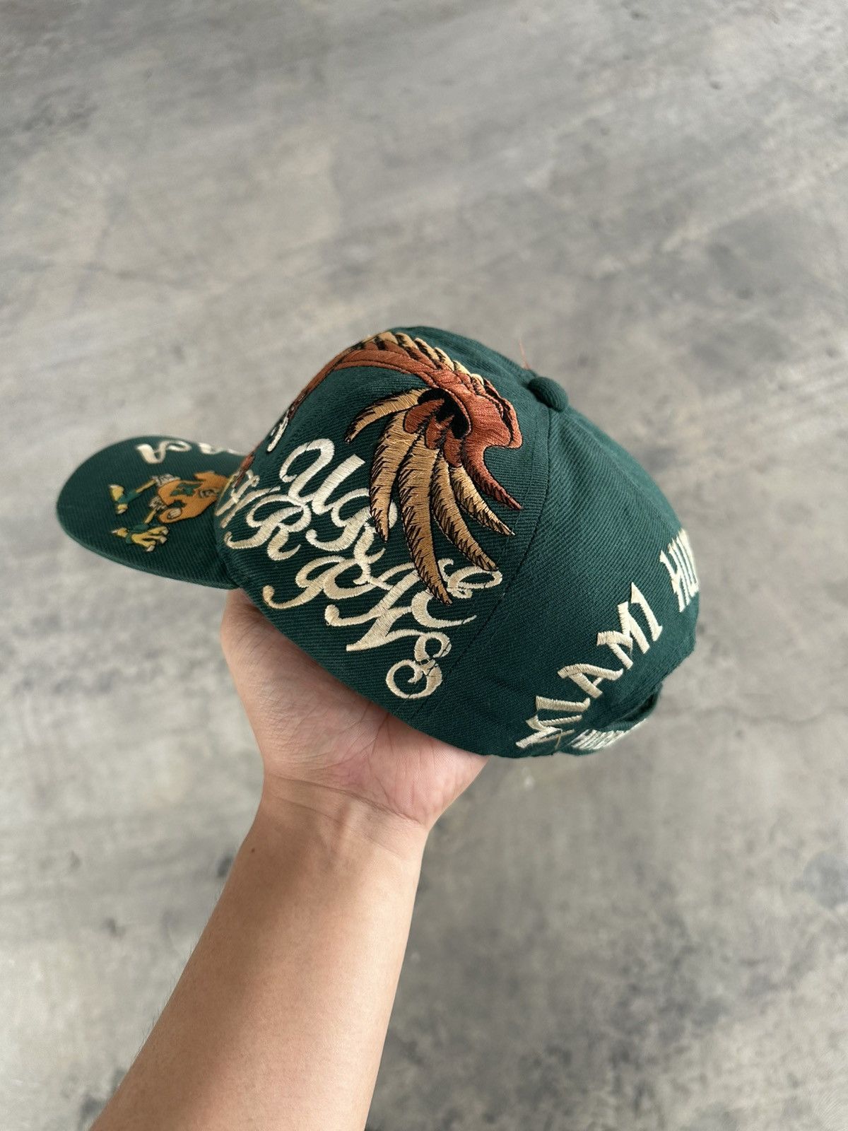 Other Vintage Miami Hurricanes Bootleg NCAA Adjustable Cap Size ONE SIZE - 4 Thumbnail