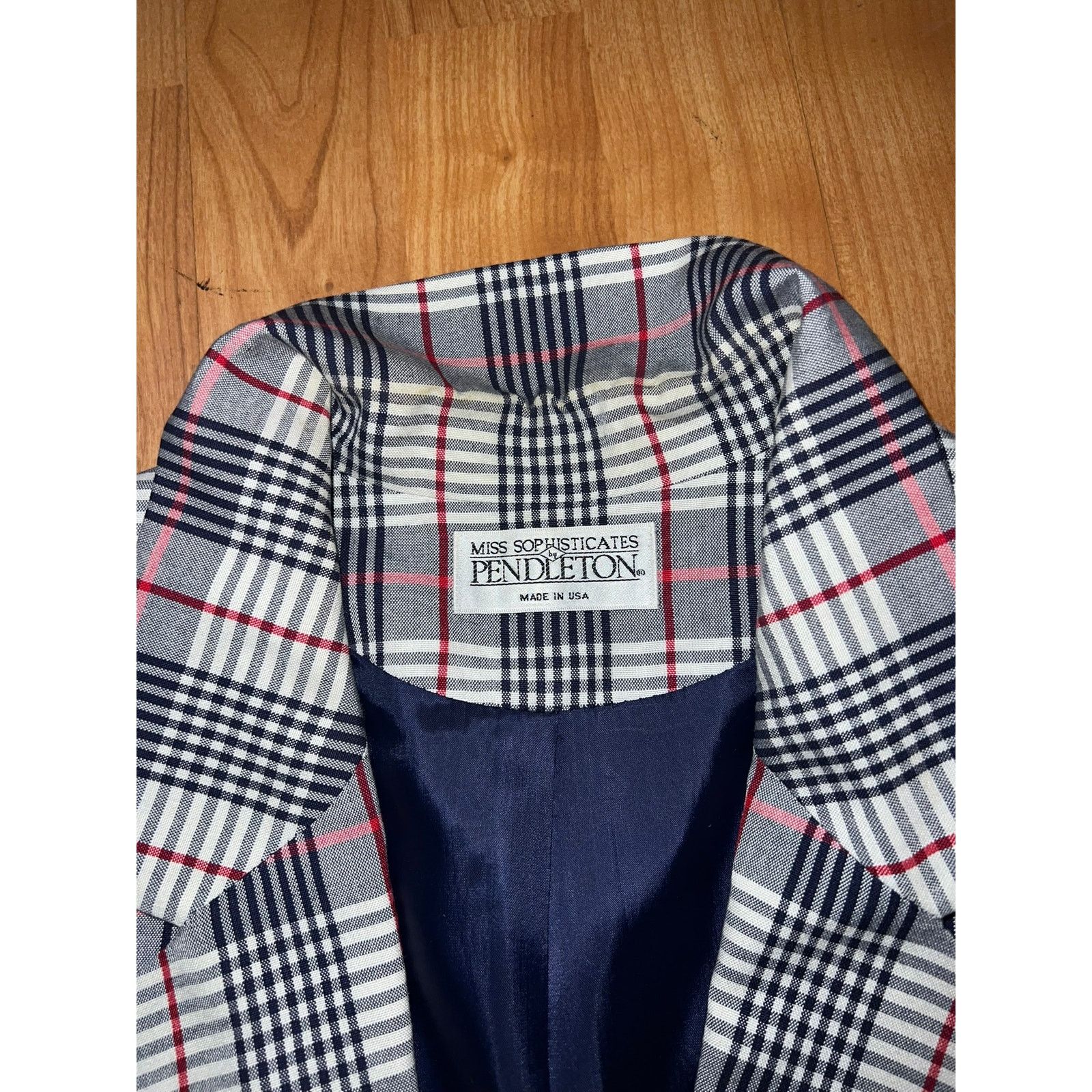 Vintage Vintage Pendleton Blazer Jacket Miss Sophisticates 12 VTG Size XL / US 12-14 / IT 48-50 - 4 Thumbnail