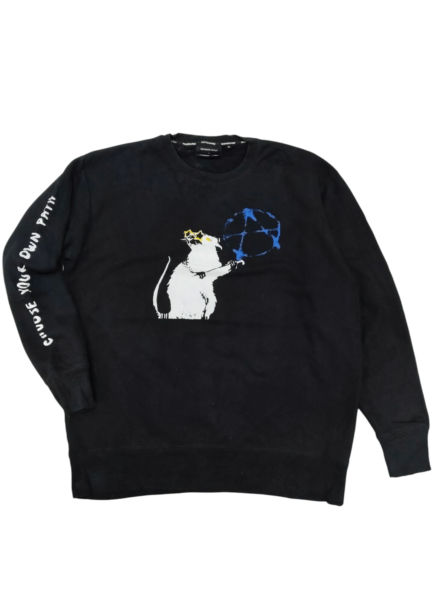 Japanese Brand × semanticdesign SemanticDesign X Brandalised Choose your own pastSweatshirt Size US XL / EU 56 / 4 - 1 Thumbnail