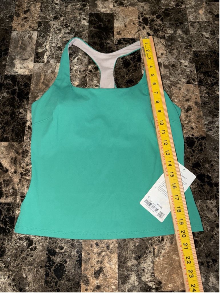 Lululemon LULULEMON LIGHTWEIGHT TENNIS TANK MALDIVES GREEN SIZE 8 NWT Size M / US 6-8 / IT 42-44 - 3 Thumbnail