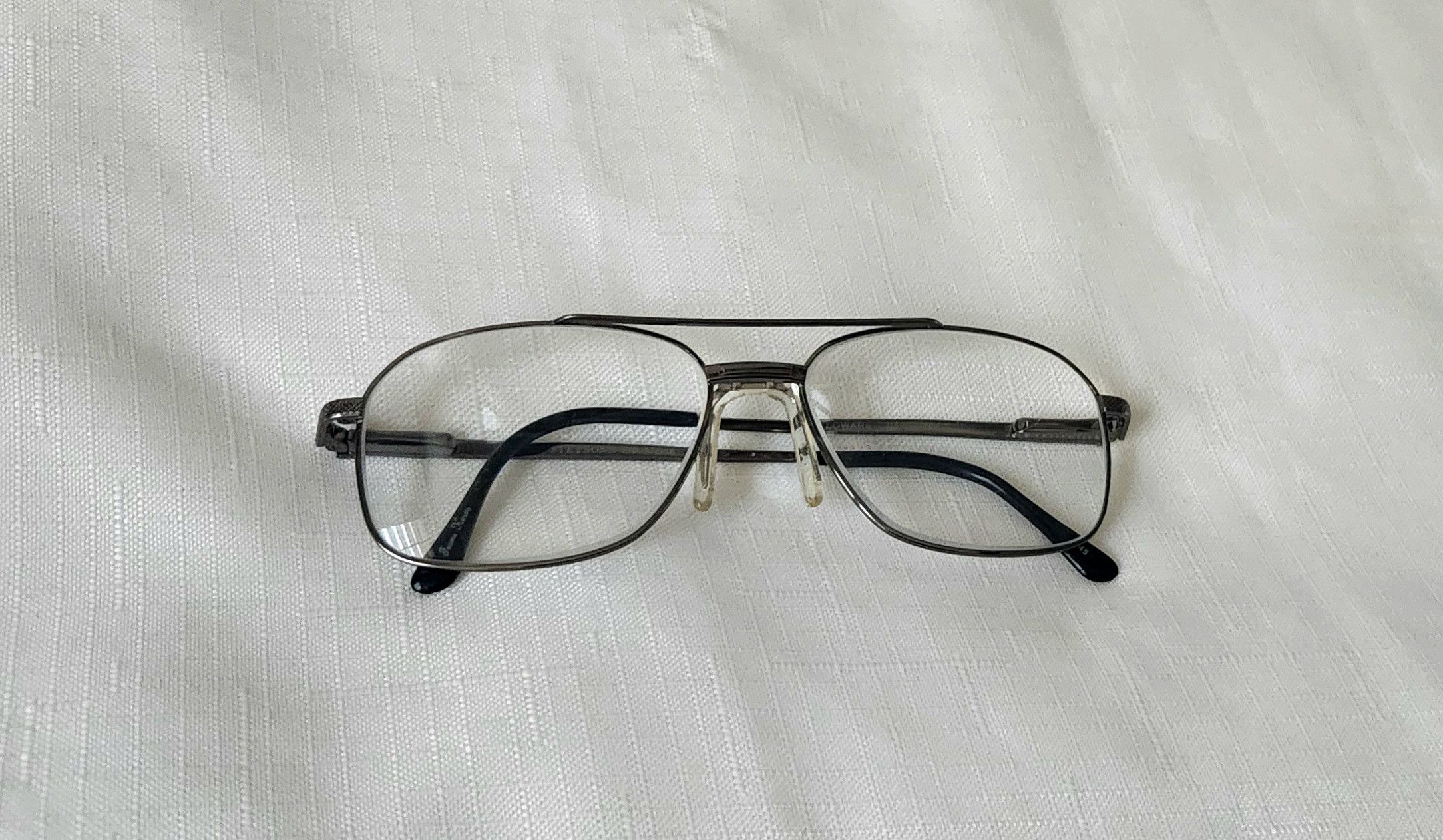 Stetson × Vintage Stetson 178 Zyloware 057 Eyeglasses Frame Men's Silver Size ONE SIZE - 5 Thumbnail