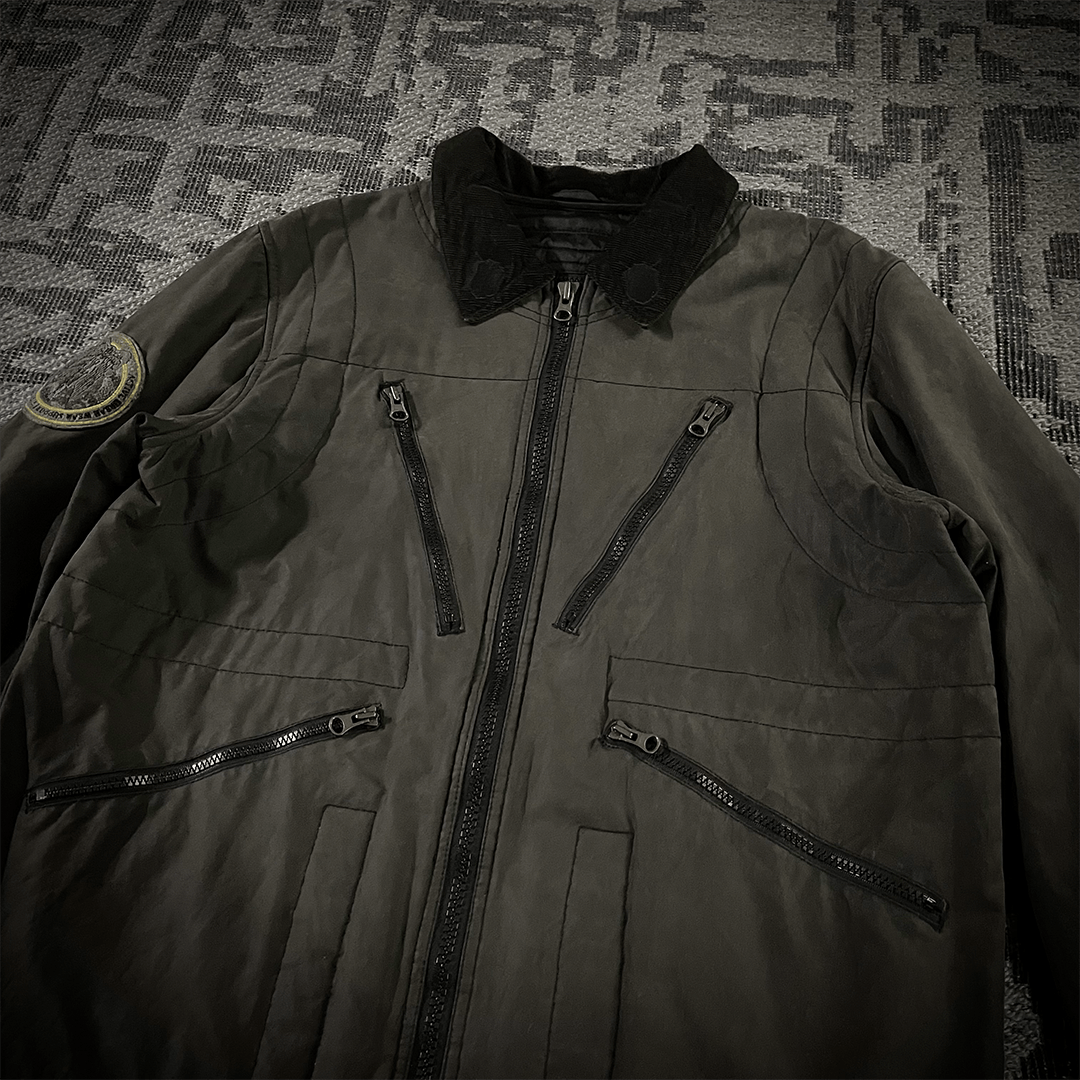 BAL Japanese Bal 2003 "Contrastrick" Multi-zip Jacket Size US S / EU 44-46 / 1 - 2 Thumbnail