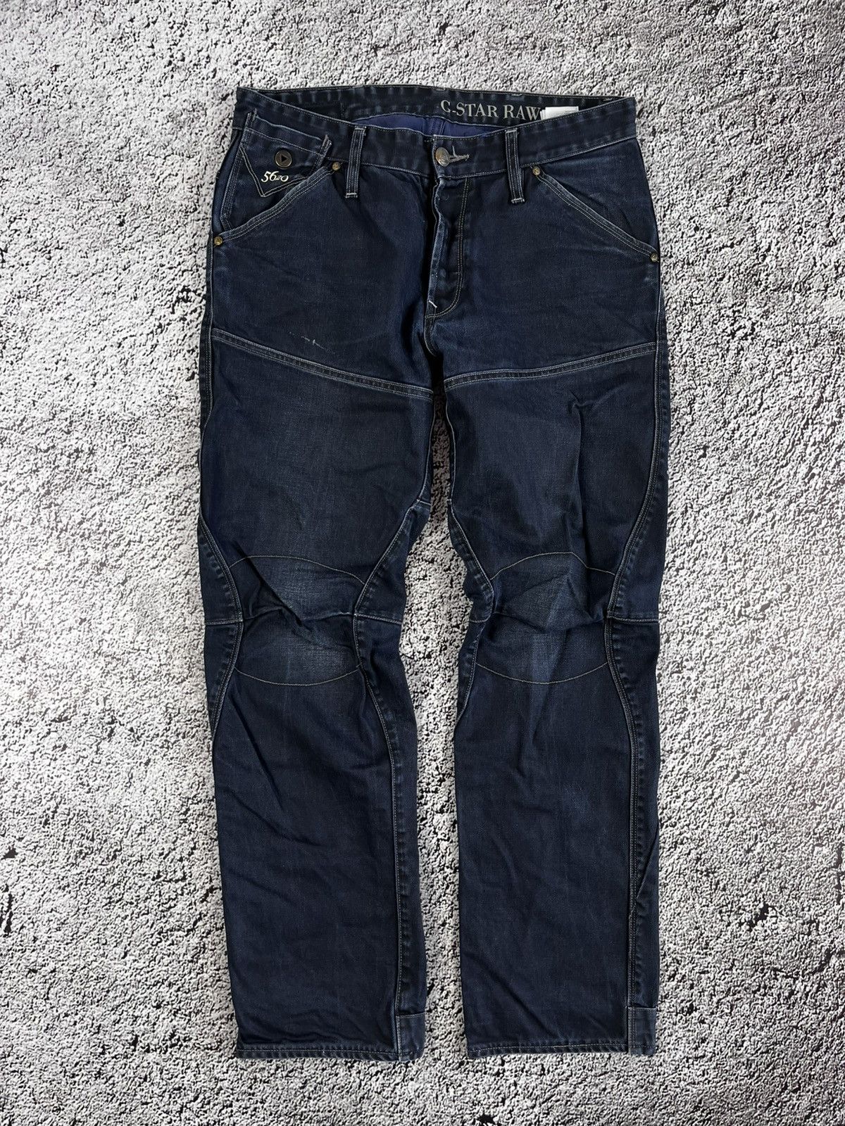 G-Star × Vintage Vintage Y2K G Star Motor 5620 3D Tapered Embro jeans 34 Size US 34 / EU 50 - 6 Thumbnail