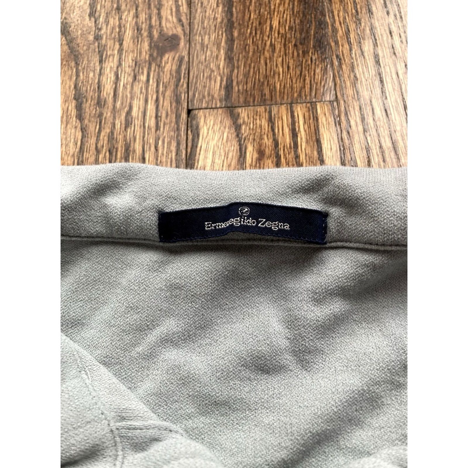 Ermenegildo Zegna Ermenegildo Zegna Sweater Mens 1/4 Zip Mock Neck Cotton Pullover L Blue Italy Sports Featured Tailored Regular Size US L / EU 52-54 / 3 - 5 Thumbnail