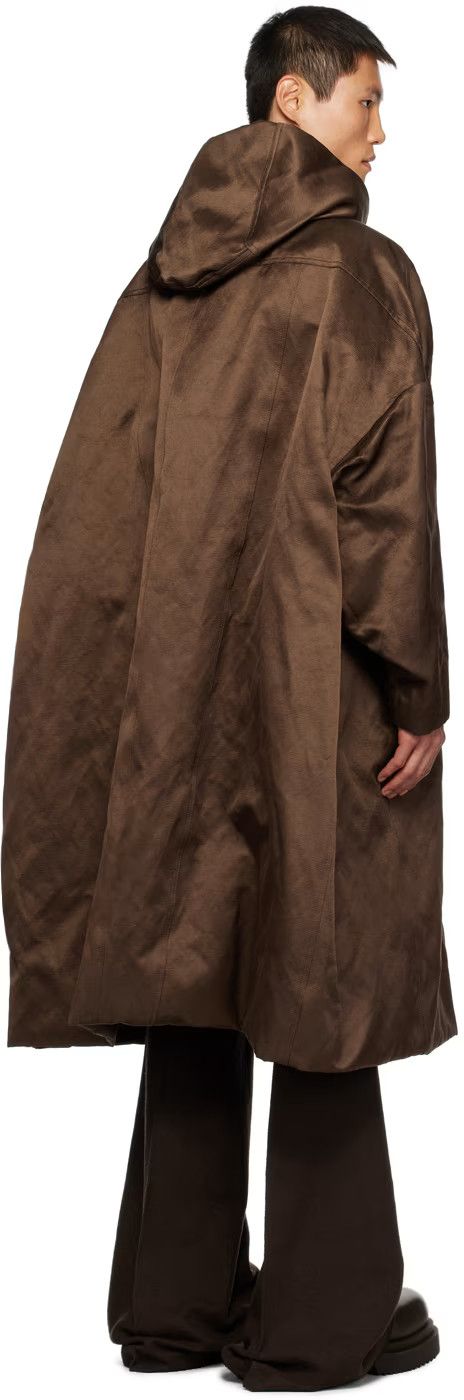 Rick Owens o1y0325 Hooded Jacket in Brown Size US M / EU 48-50 / 2 - 3 Thumbnail