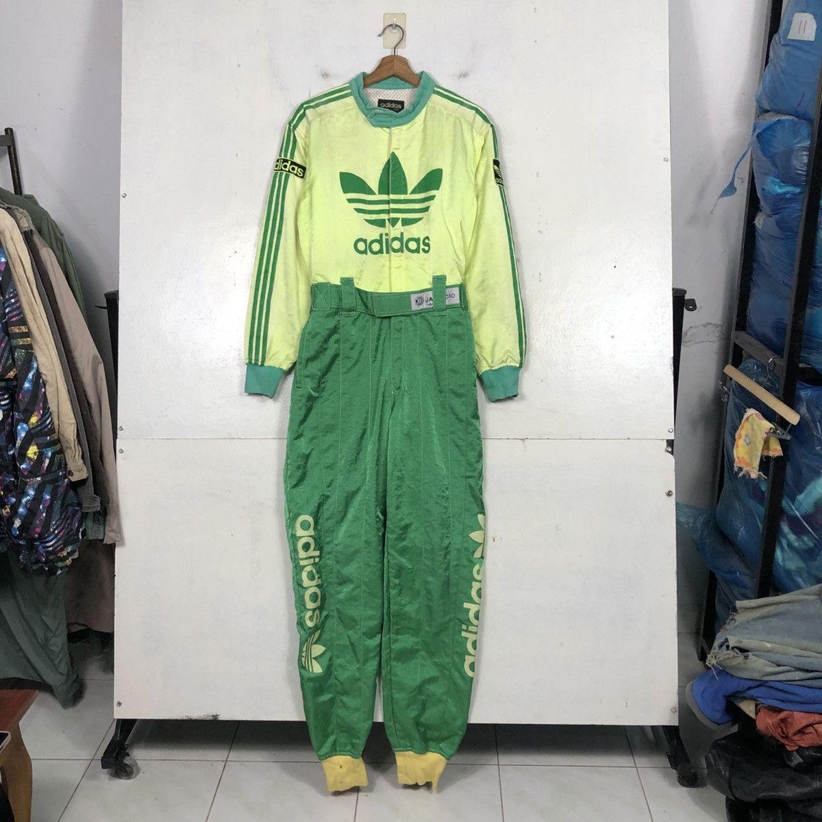 Adidas Vintage Coverall Adidas Racing Gear Size US 30 / EU 46 - 1 Thumbnail