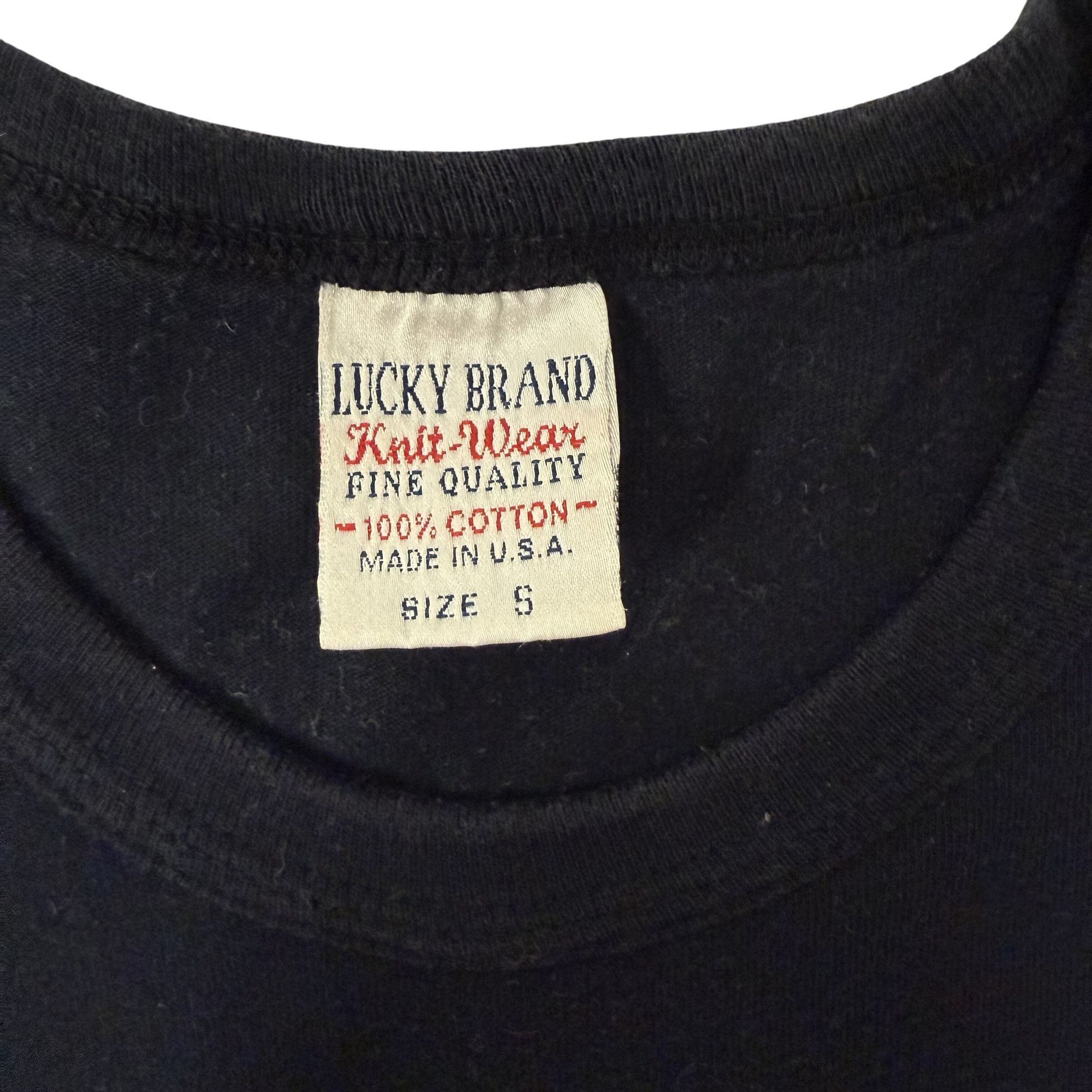 Lucky Brand Vtg Lucky Brand Dungarees of AMERICA NEON Rainbow Shirt Size S / US 4 / IT 40 - 3 Thumbnail