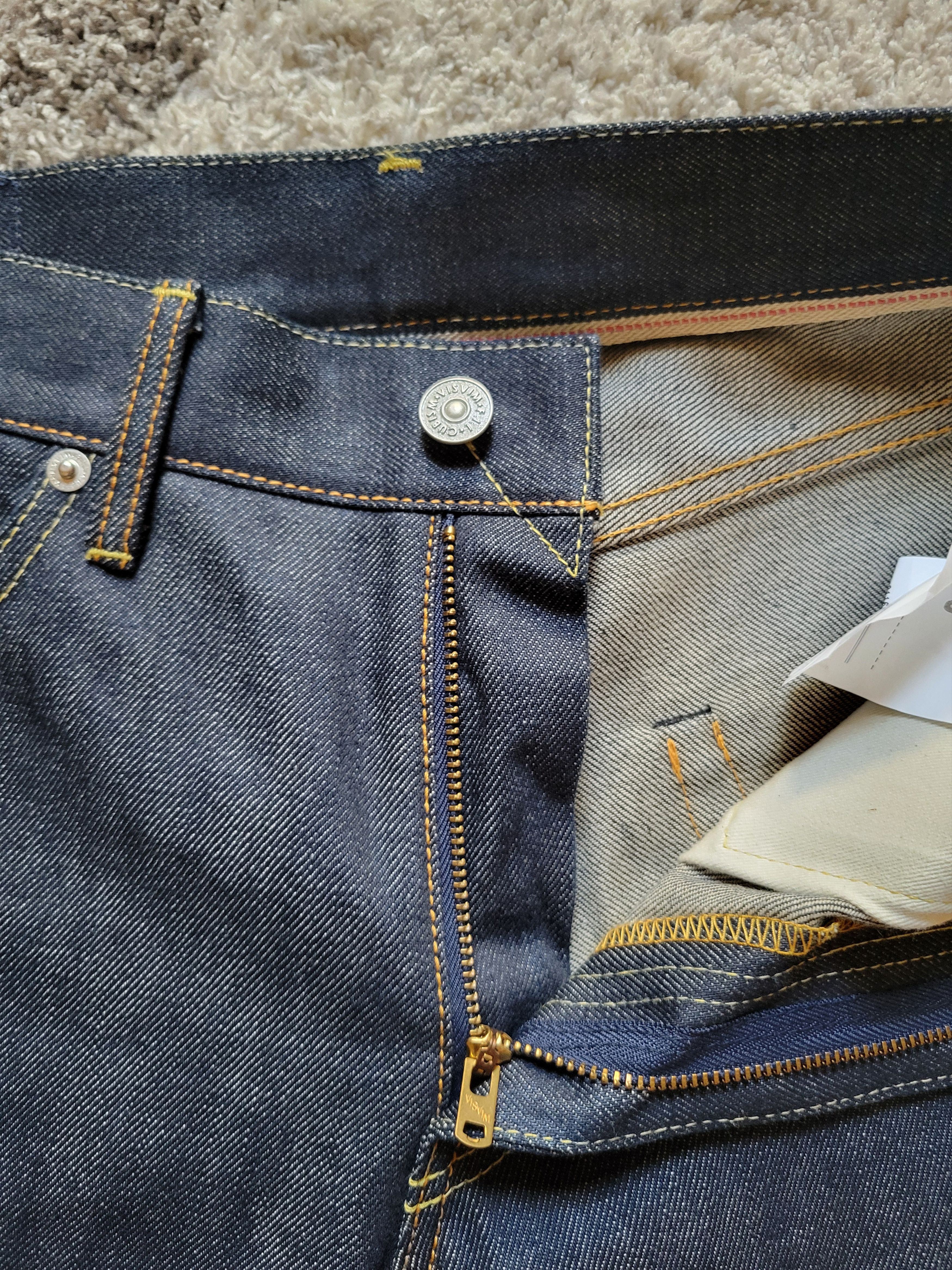 Visvim 04R Raw Denim Slim/Skinny Fit Size US 30 / EU 46 - 8 Thumbnail