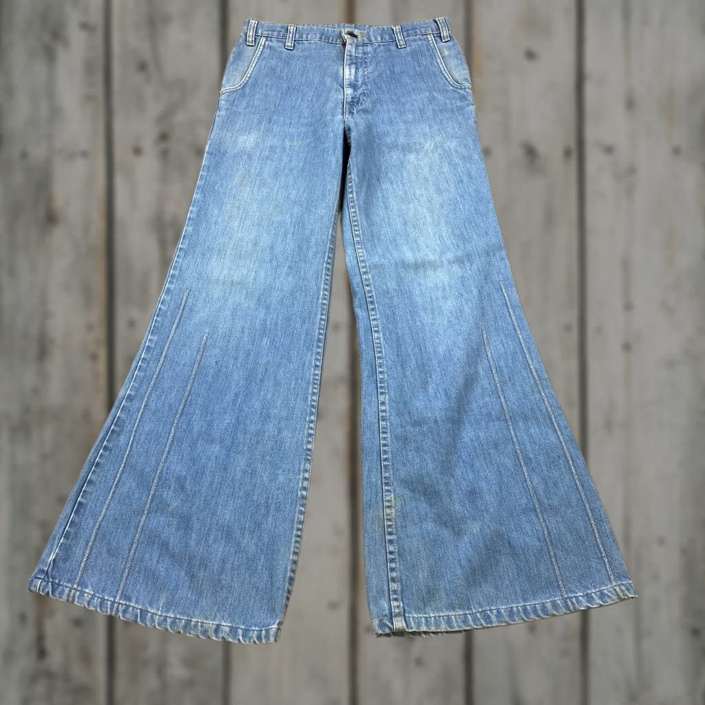 Levi's VINTAGE Levi's 684 Jeans Mens 36 Flare Bell Bottom Blue