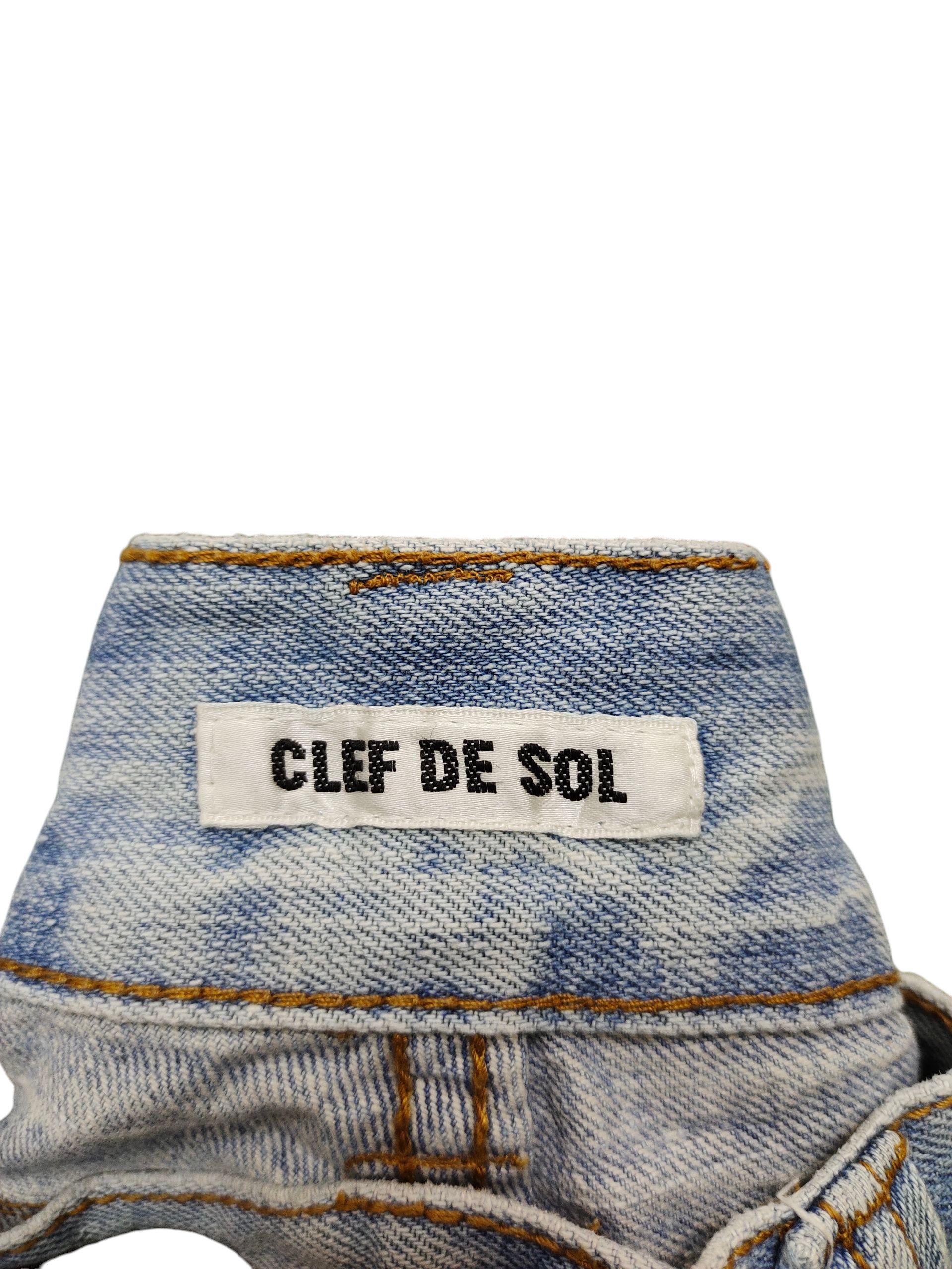 Hysteric Glamour × Undercover Japanese Brand Clef De Sol Clawmark Distress Faded Jeans Size US 29 - 11 Thumbnail