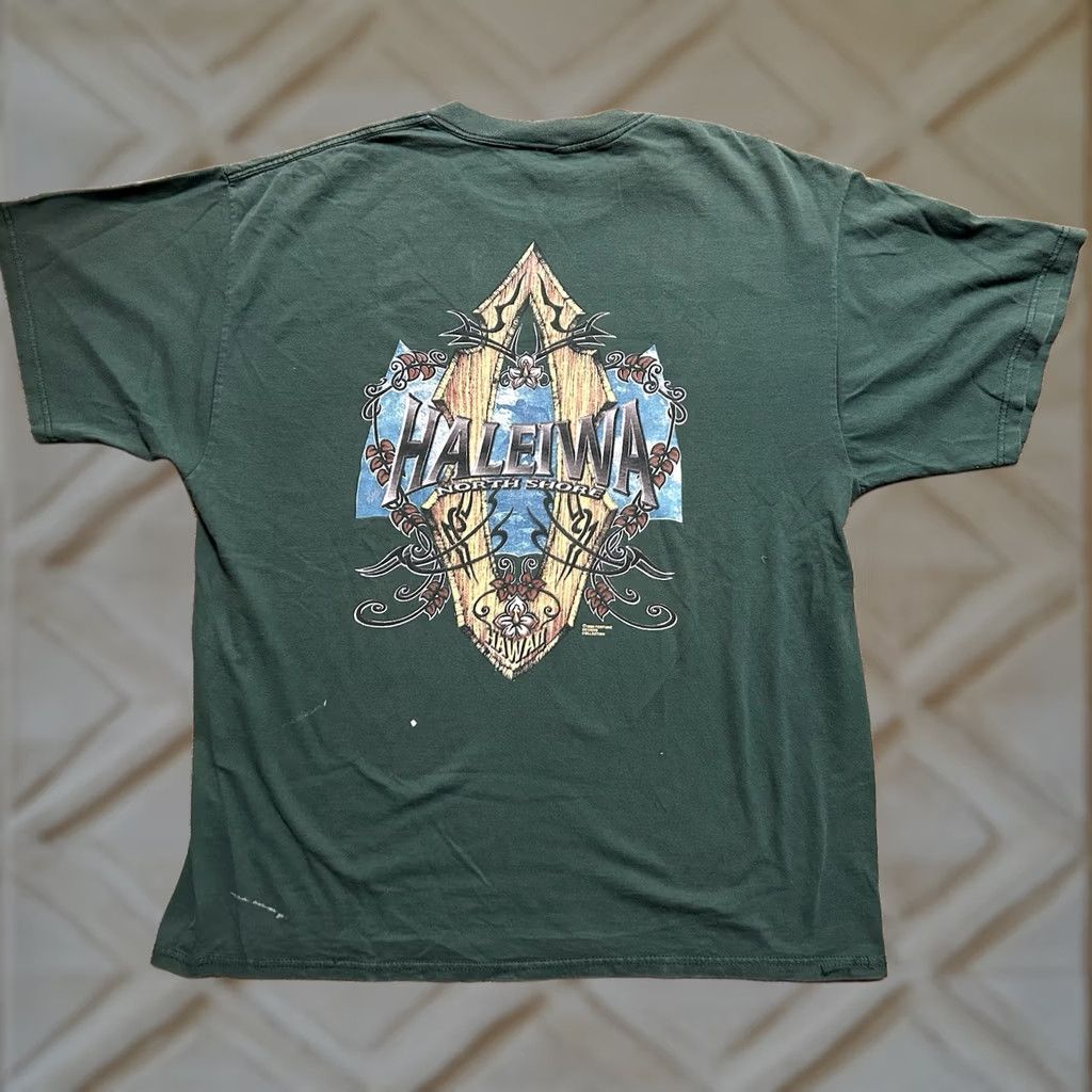 Vintage VINTAGE NorthShore T-Shirt Men XL Green Beach 90s Surf Hawaii Size US XL / EU 56 / 4 - 1 Thumbnail