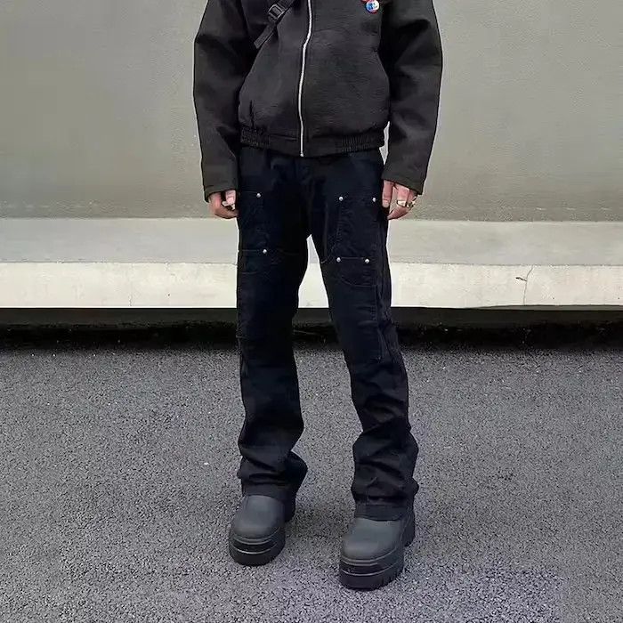 Japanese Brand Black Stack Denim Jeans Size US 32 / EU 48 - 1 Thumbnail