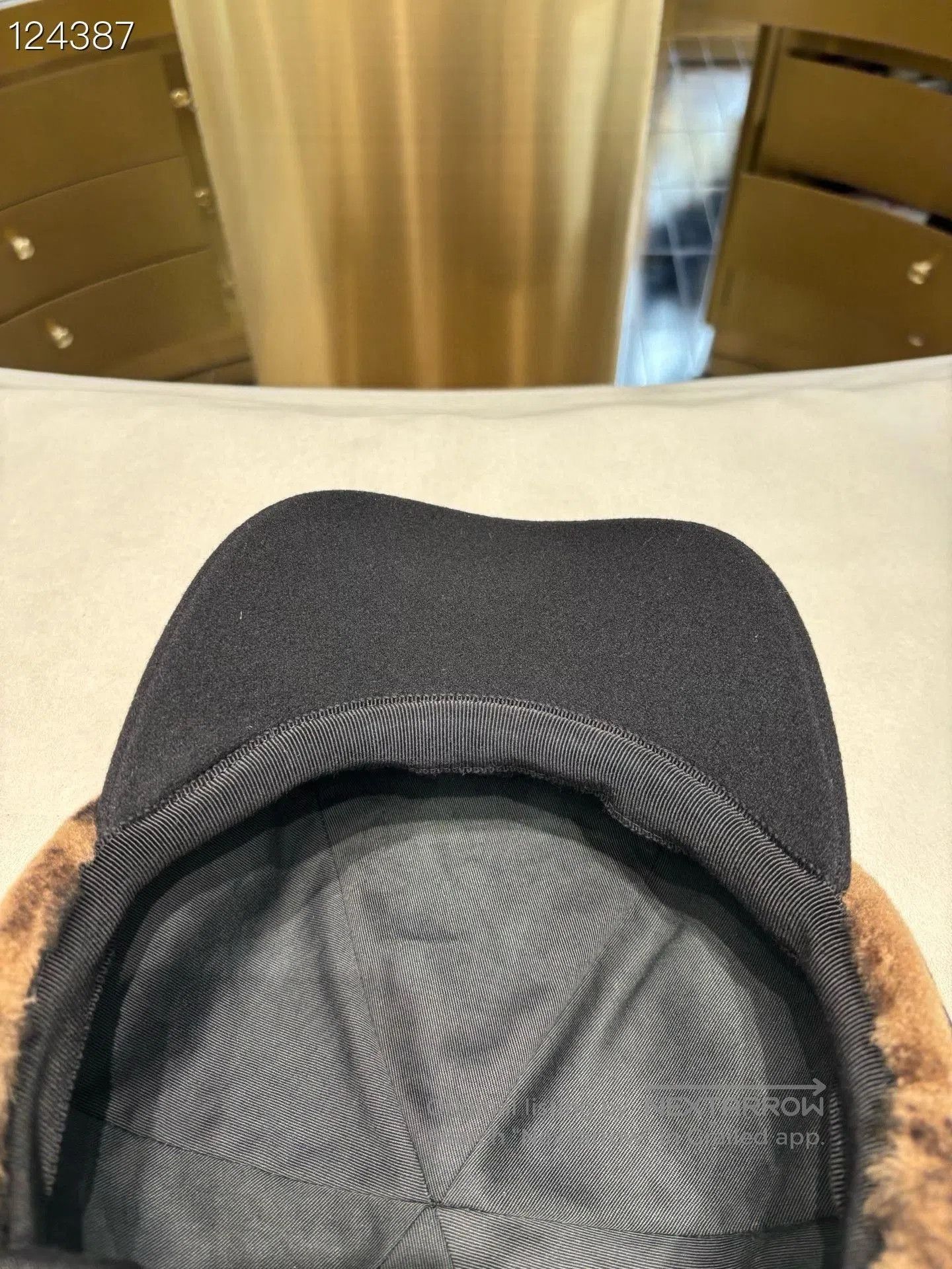 Fendi Fendi Brown FF Print Wool Baseball Cap. Size ONE SIZE - 6 Thumbnail