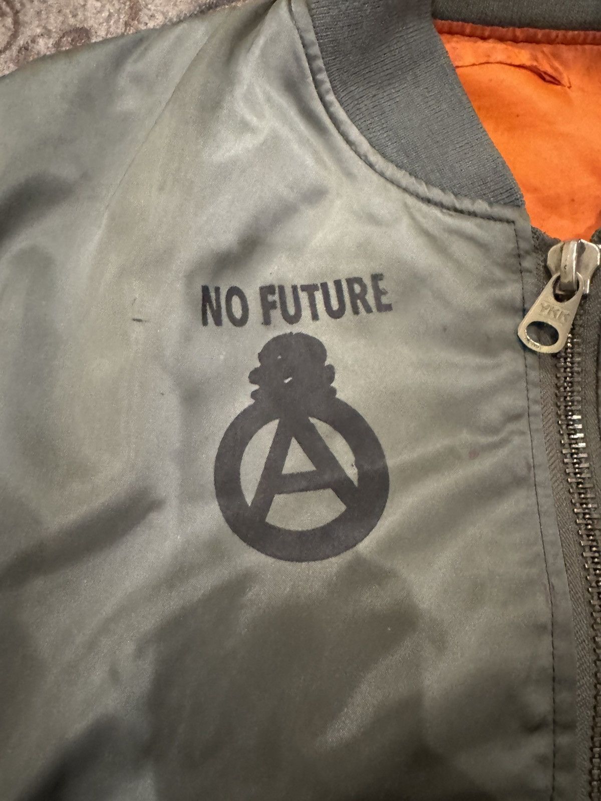 Handmade 90s Vintage HANDMADE flight jacket Size US L / EU 52-54 / 3 - 8 Thumbnail
