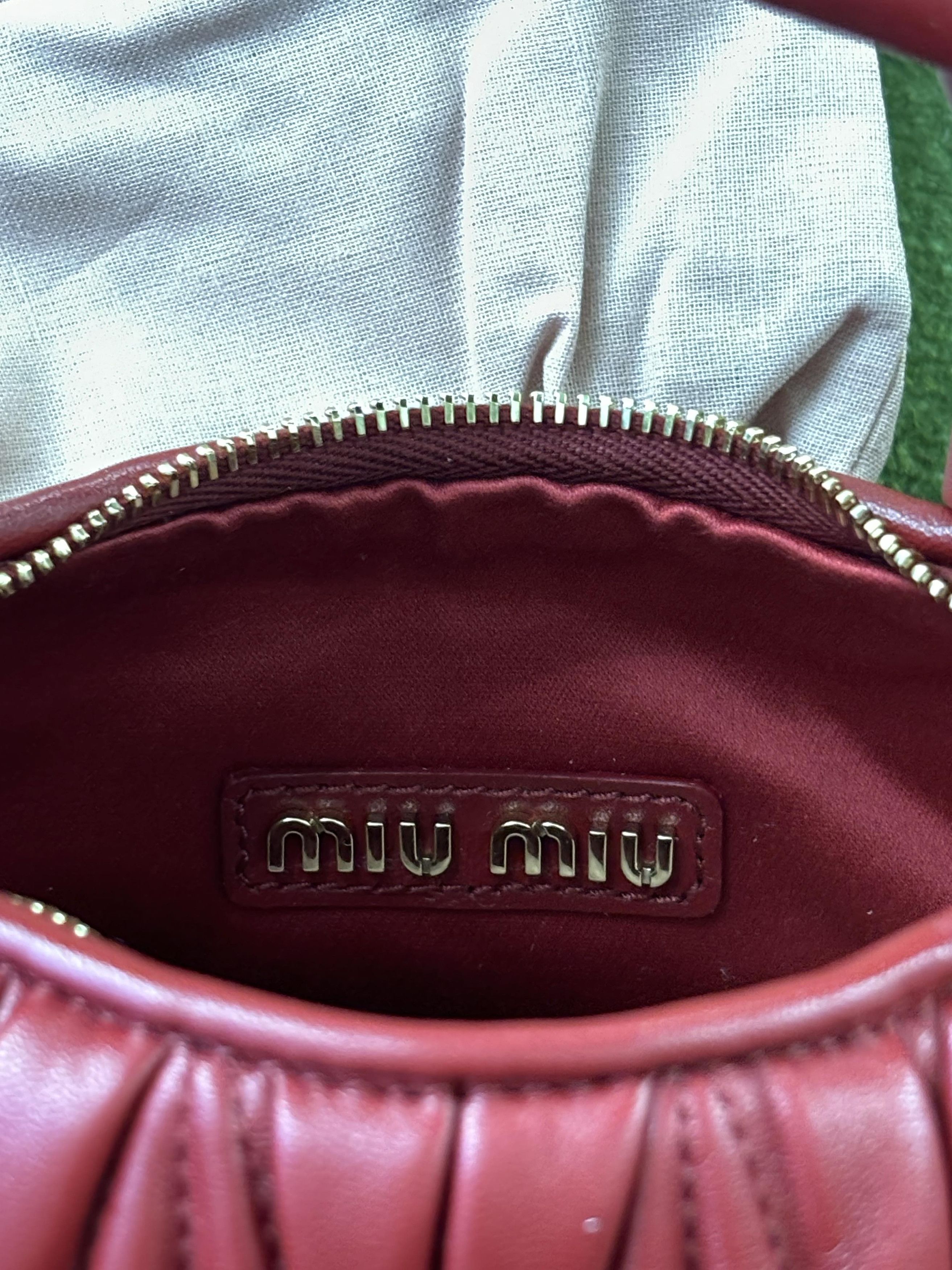 Miu Miu MIU MIU Wander Matelassé Nappa Leather Hobo Mini Bag Size ONE SIZE - 2 Thumbnail