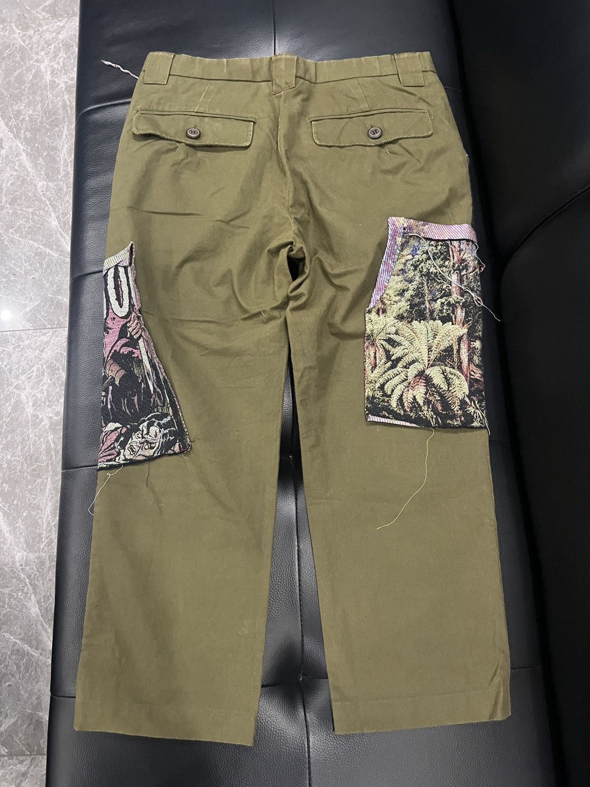 Maison MIHARA YASUHIRO Maison Mihara Yasuhiro Knit Patchwork Cargo Pants Size US 34 / EU 50 - 2 Thumbnail