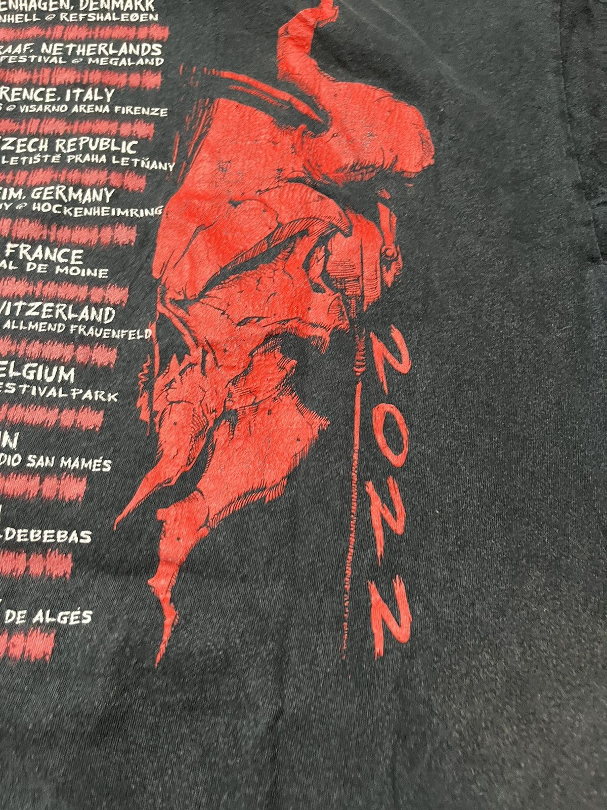 Metallica METALLICA VINTAGE FADED Y2K TOUR COTTON TEE Size US L / EU 52-54 / 3 - 5 Thumbnail