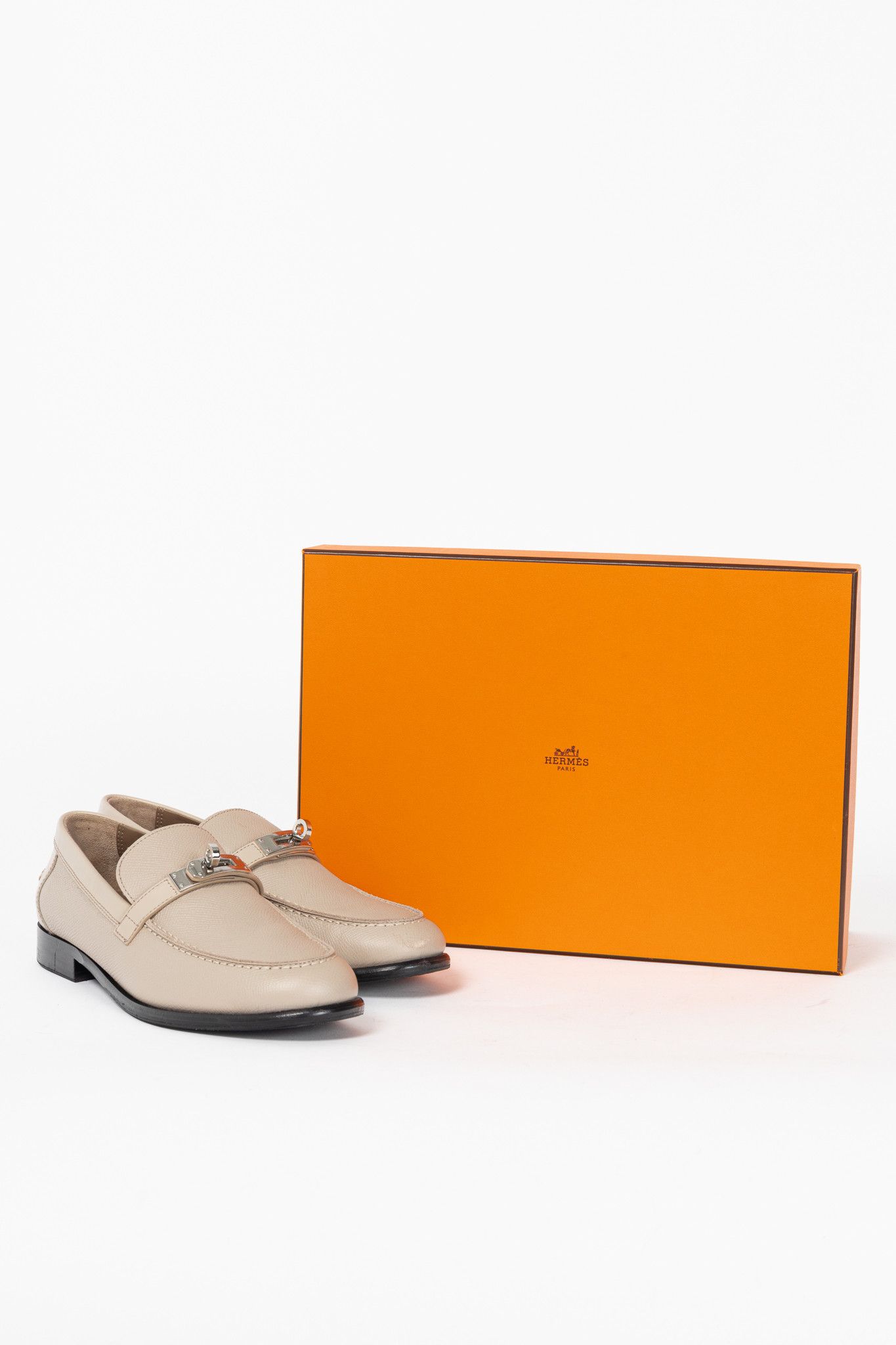 Hermes Hermes Destin Epsom Calfskin Kelly-Buckle Loafers Size US 6.5 / IT 36.5 - 12 Thumbnail