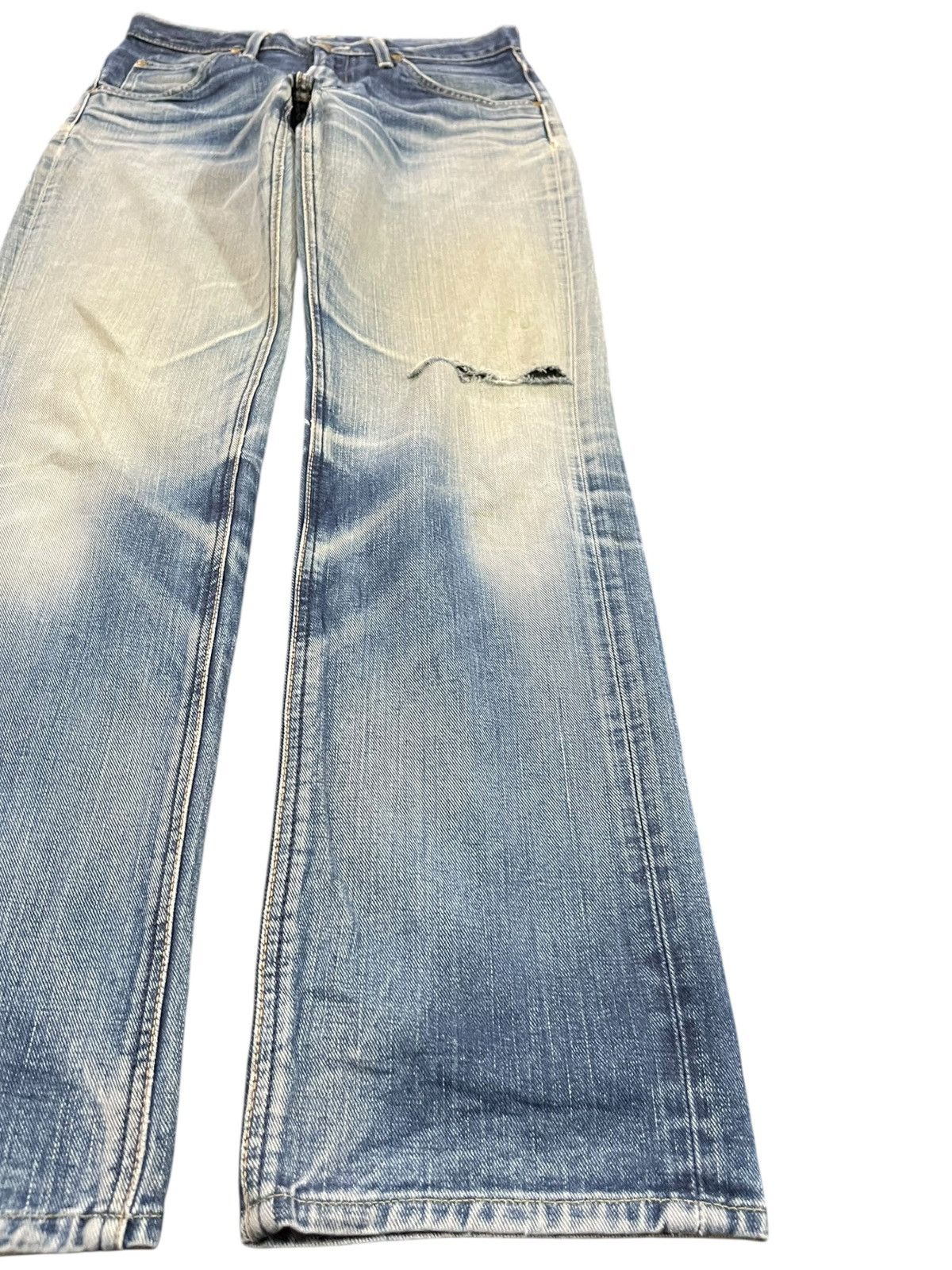 Lee Vintage Lee Riders Faded Clawmark Distressed Denim Size US 30 / EU 46 - 4 Thumbnail