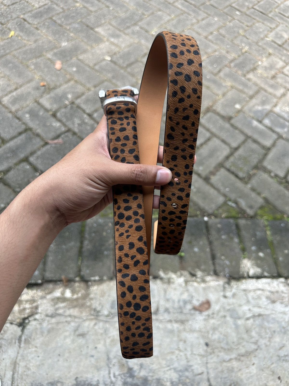 Stussy Stussy Bamboo Buckle belts "Leopard Pattern" Size ONE SIZE - 2 Thumbnail