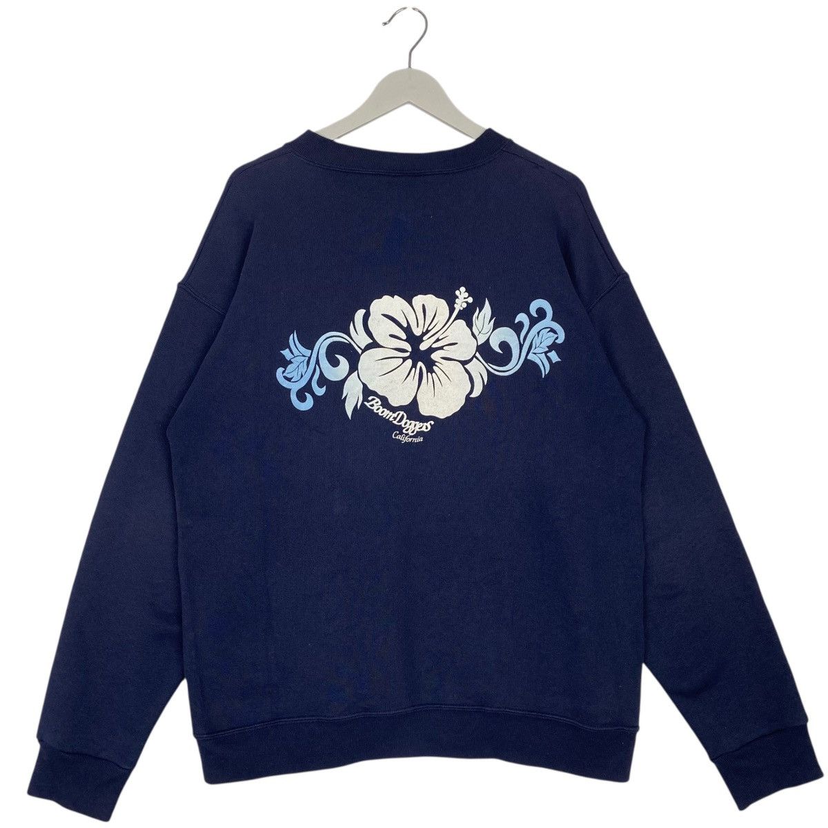 Other Vintage Piko Hawaiian Printed Crewneck Sweatshirt Navy Blue Size US M / EU 48-50 / 2 - 5 Thumbnail