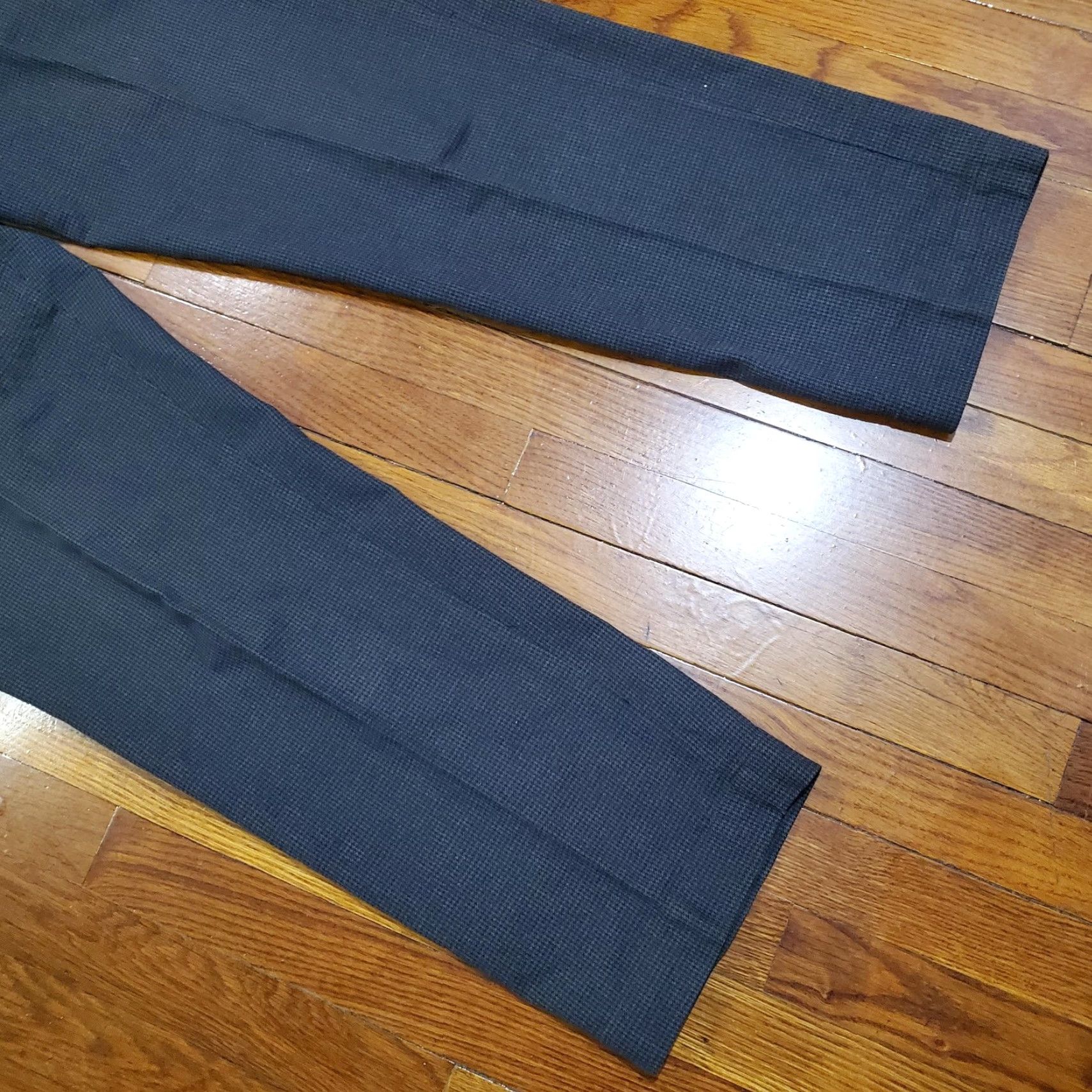 Polo Ralph Lauren Polo by Ralph Lauren Dress Pants Mens 40x32 Gray Tweed Check Wool Business Pants Size US L / EU 52-54 / 3 - 5 Thumbnail
