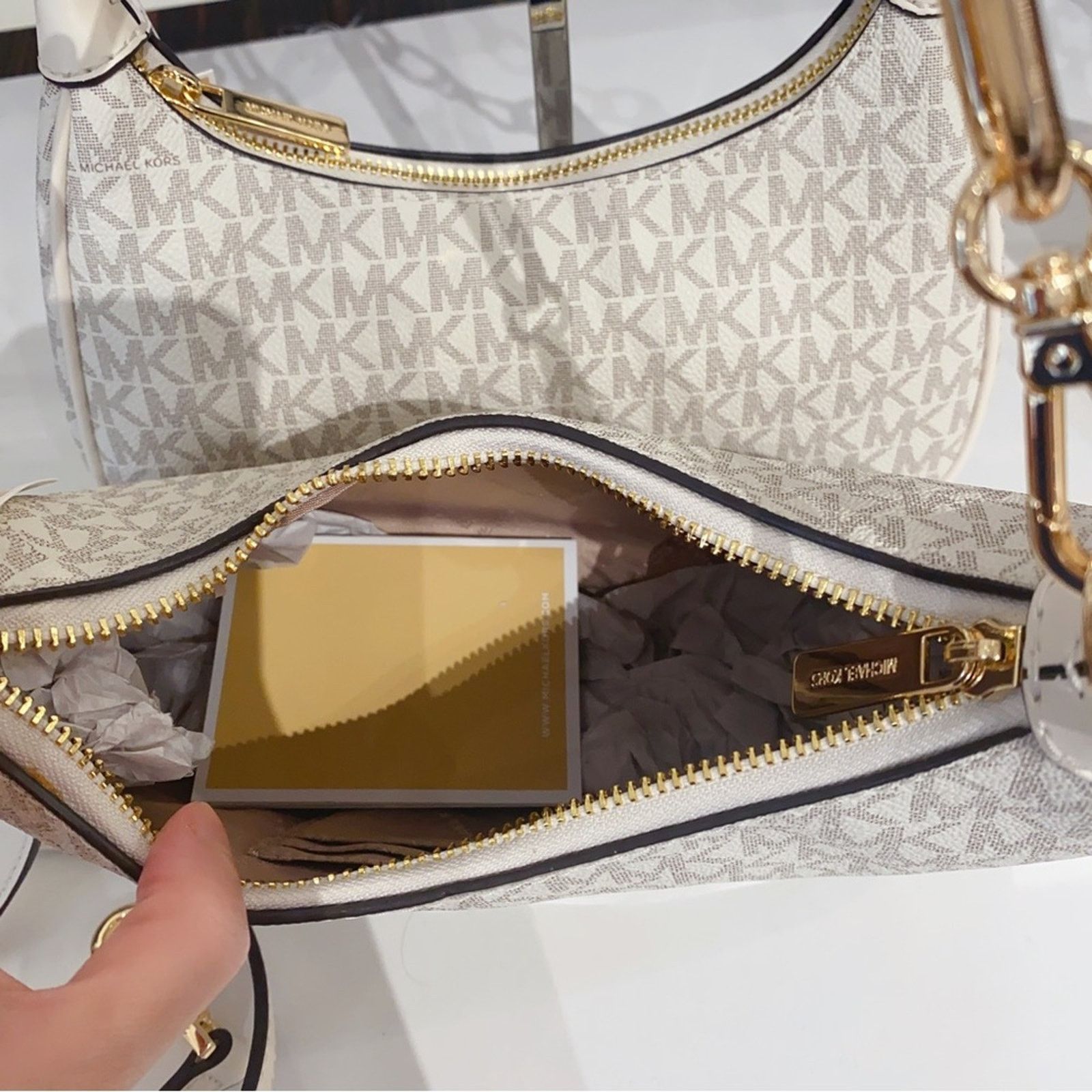 Michael Kors Michael Kors Cora medium Chain Crossbody Size ONE SIZE - 7 Thumbnail