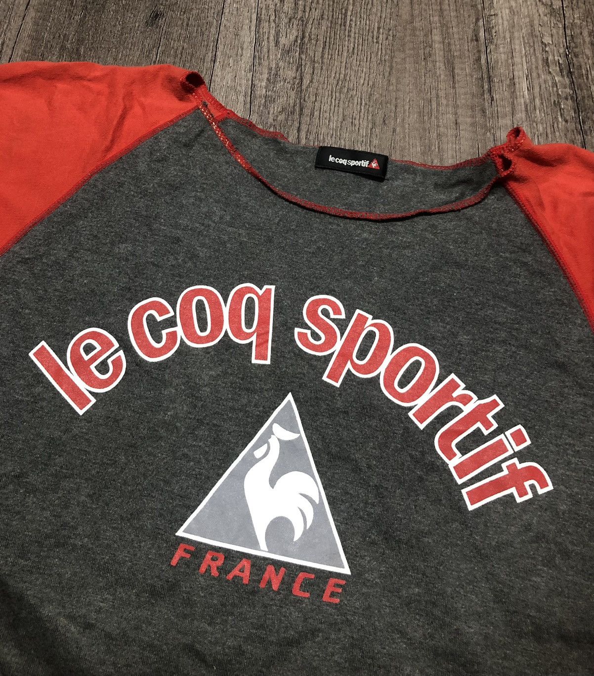 Le Coq Sportif × Vintage Vintage Lecoq Sportif France Tee Shirt Size US L / EU 52-54 / 3 - 4 Thumbnail