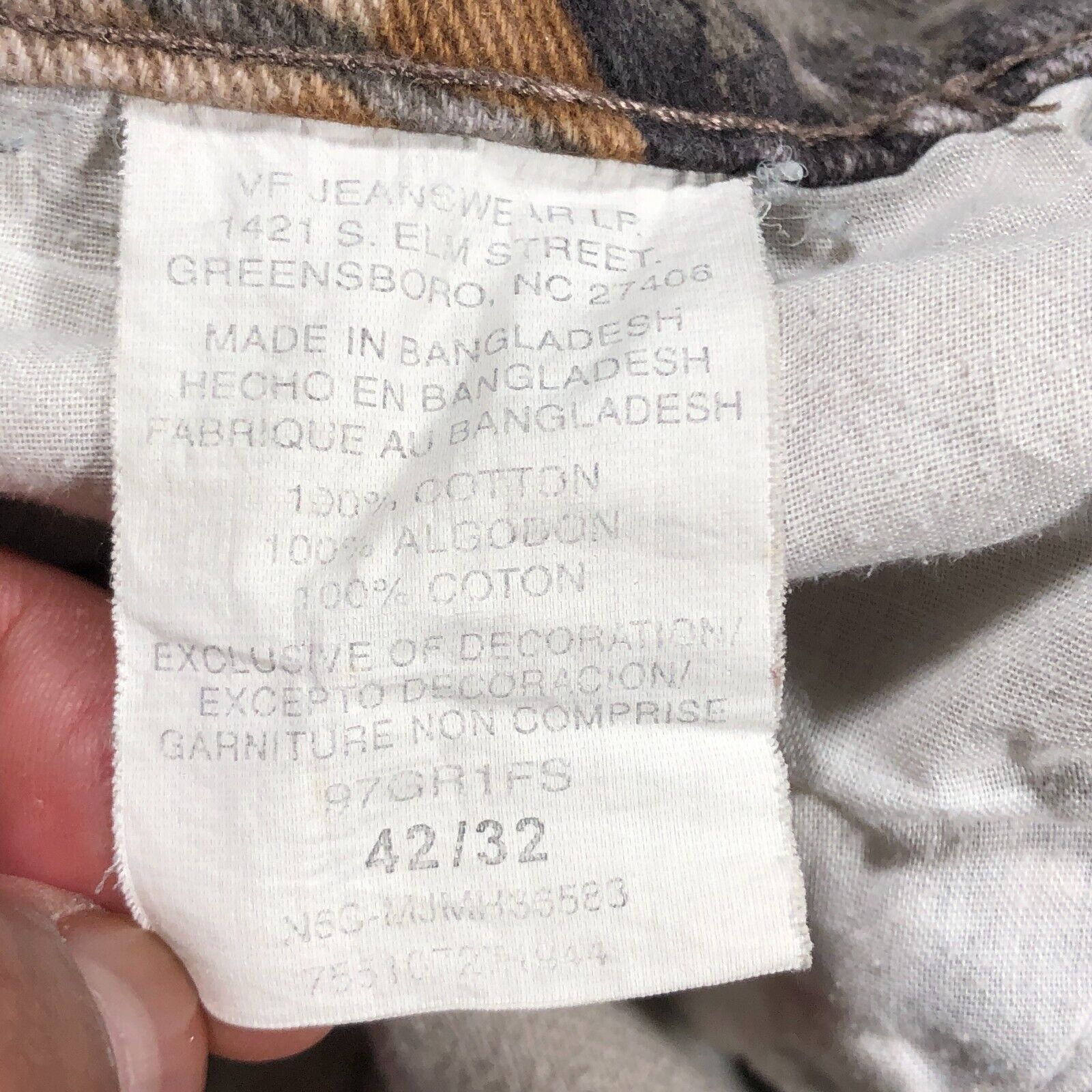 Vintage × Wrangler Vintage Wrangler Brown Camo Hunting Pants Size 42x30 Size US 42 / EU 58 - 4 Thumbnail